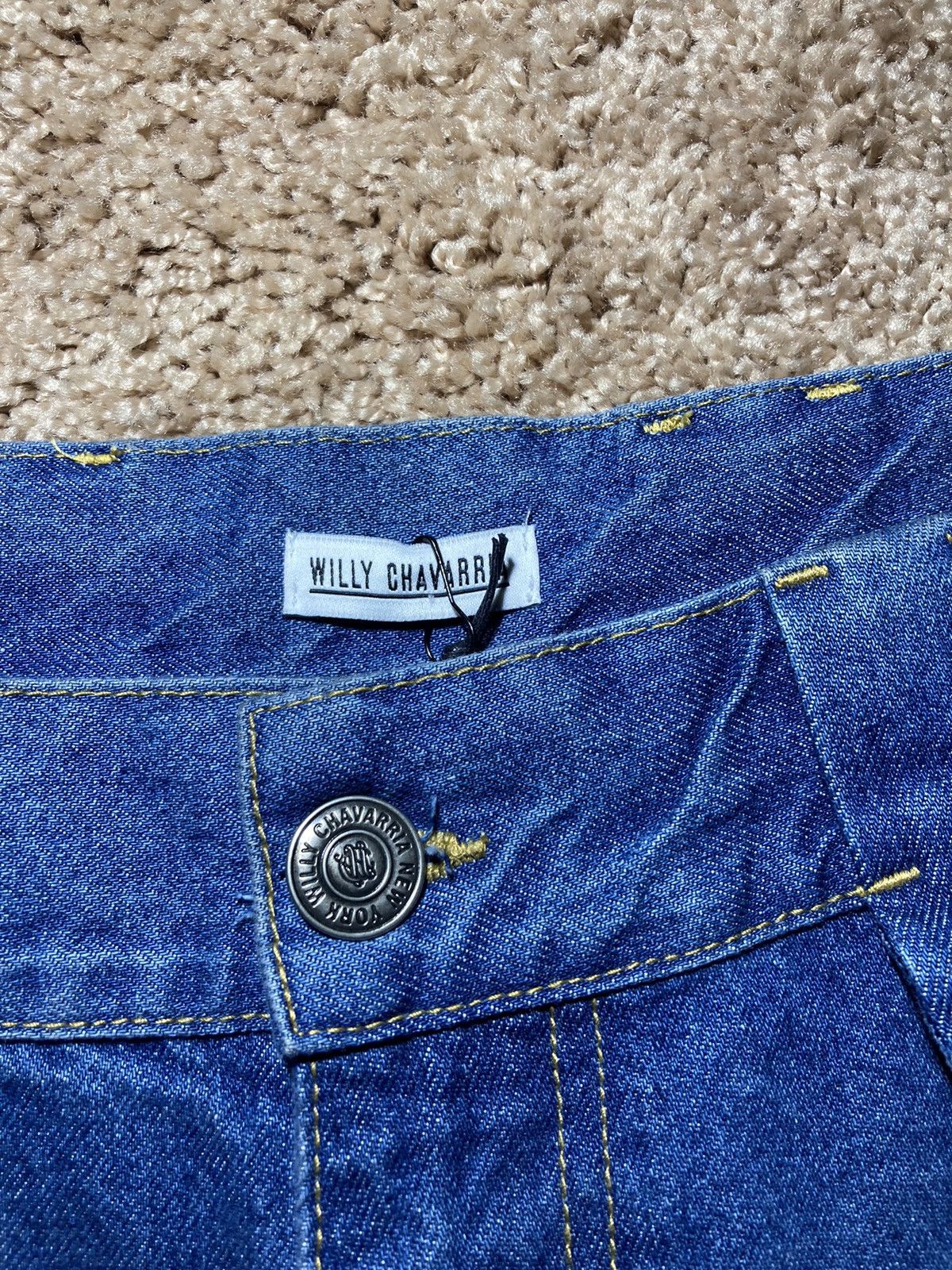 Willy Chavarria New SS24 Willy Chavarria Baggy Cargo Big Daddy Jeans 2024 90 Size US 34 / EU 50 - 3 Thumbnail