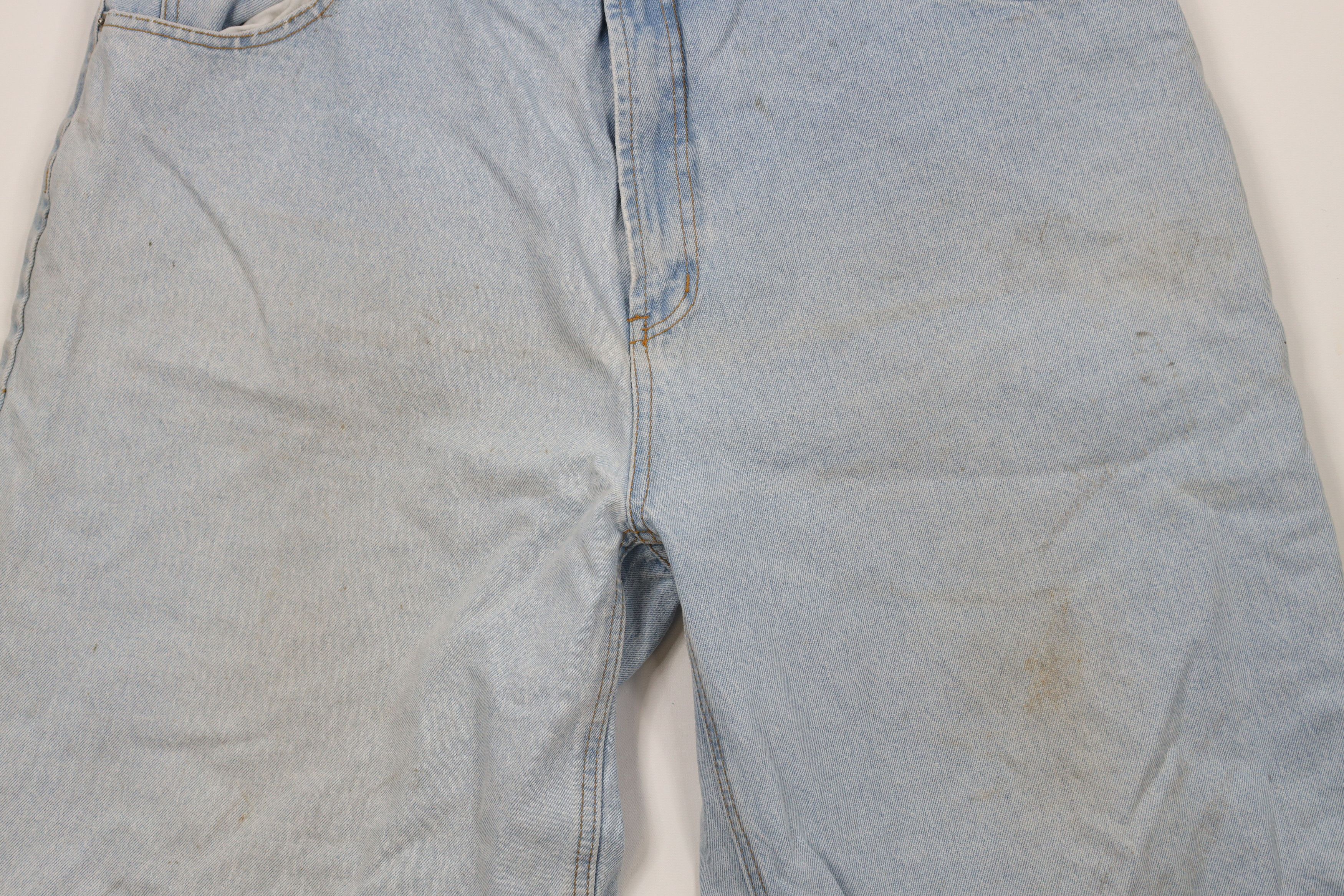 Vintage Vintage 90s IOU Baggy Fit Denim Jean Shorts Jorts Cotton Size US 38 / EU 54 - 3 Thumbnail