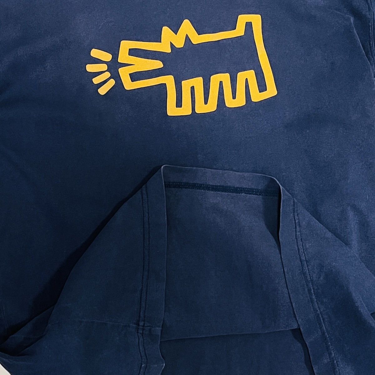 Keith Haring × Vintage Sun Faded Vintage Keith Haring Iconic Logo Long Sleeves Size US L / EU 52-54 / 3 - 13 Thumbnail