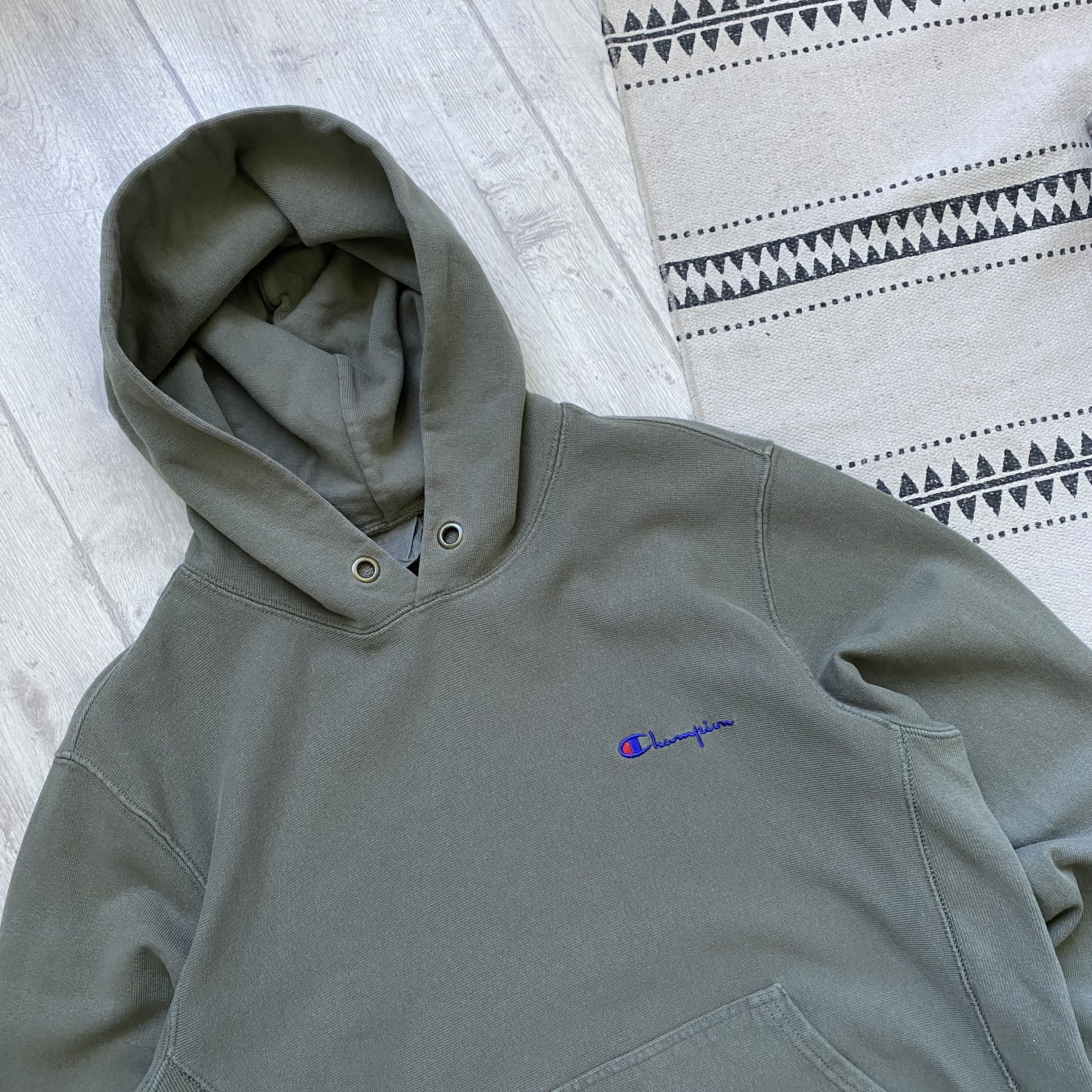 Champion 🦏 Vintage Champion hoodie heavy reverse wave Y2K mini logo Size US M / EU 48-50 / 2 - 2 Thumbnail