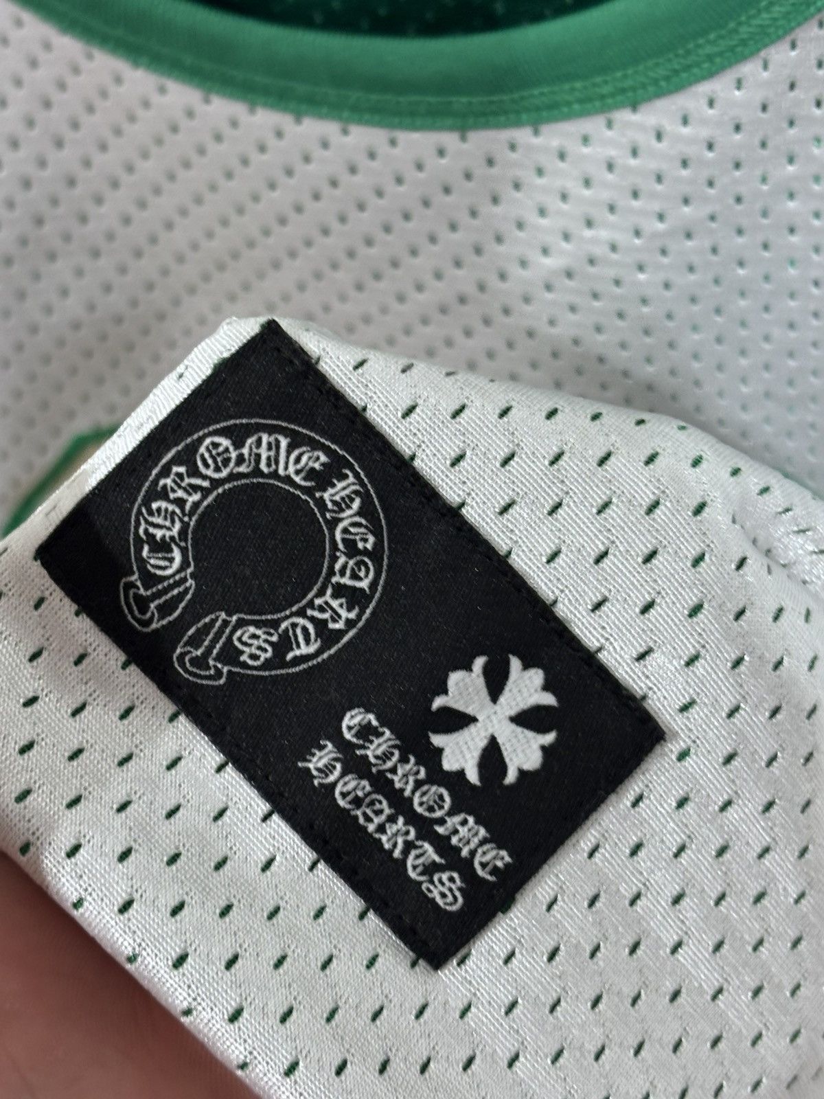 Chrome Hearts Chrome Hearts Basketball Mesh Jersey Green/Yellow Size US M / EU 48-50 / 2 - 11 Thumbnail