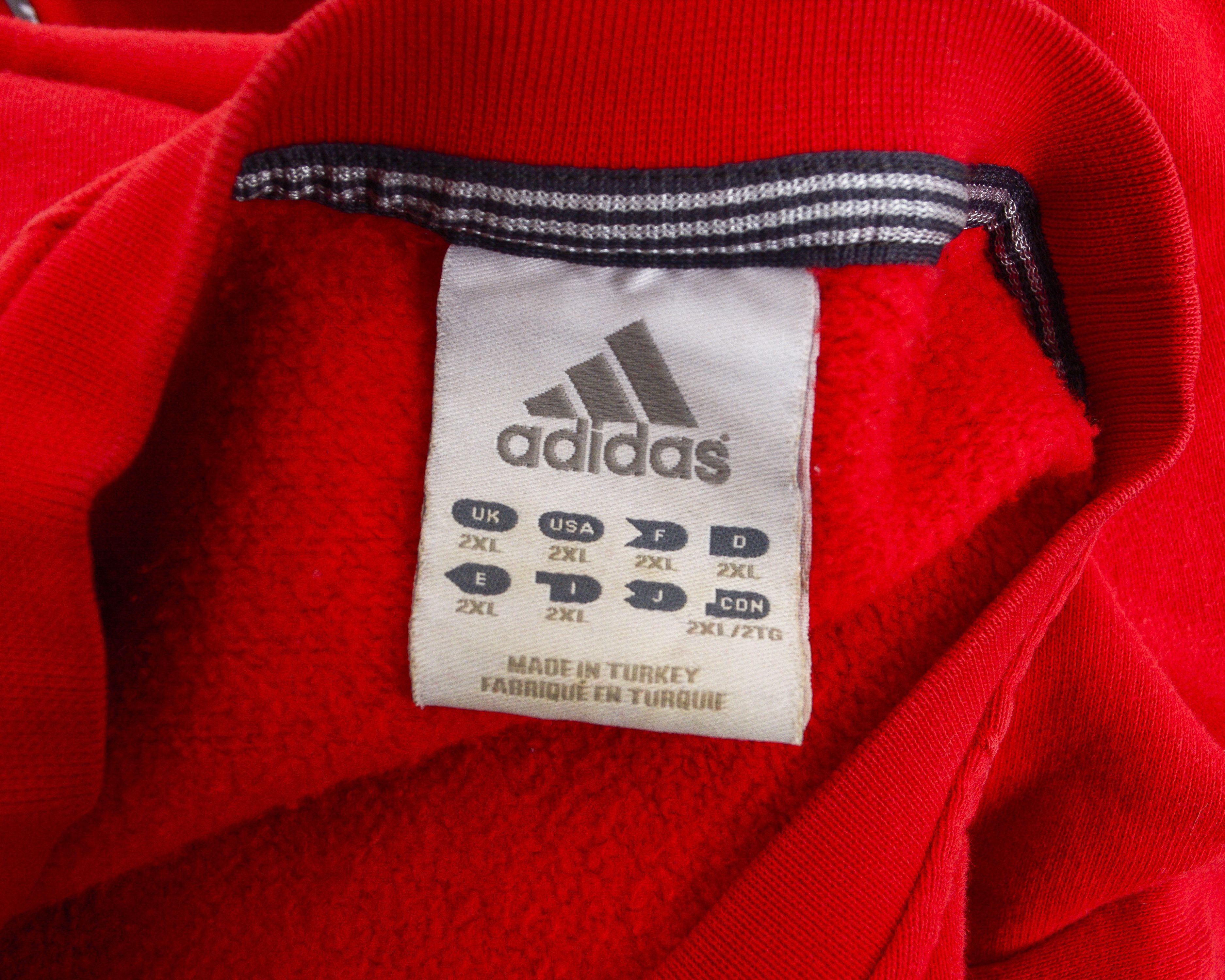 Adidas Vintage Men 2XL Sweatshirt Jumper 2005 Pullover XXL sweater Size US XXL / EU 58 / 5 - 6 Thumbnail