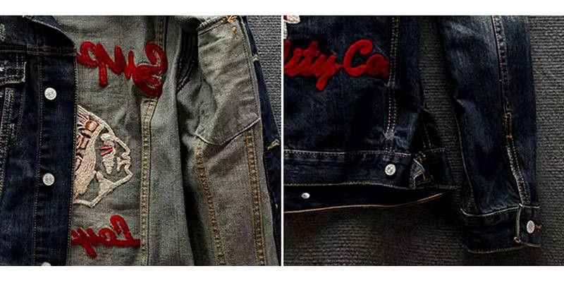 Vintage vintage denim jacket Size US XL / EU 56 / 4 - 8 Thumbnail