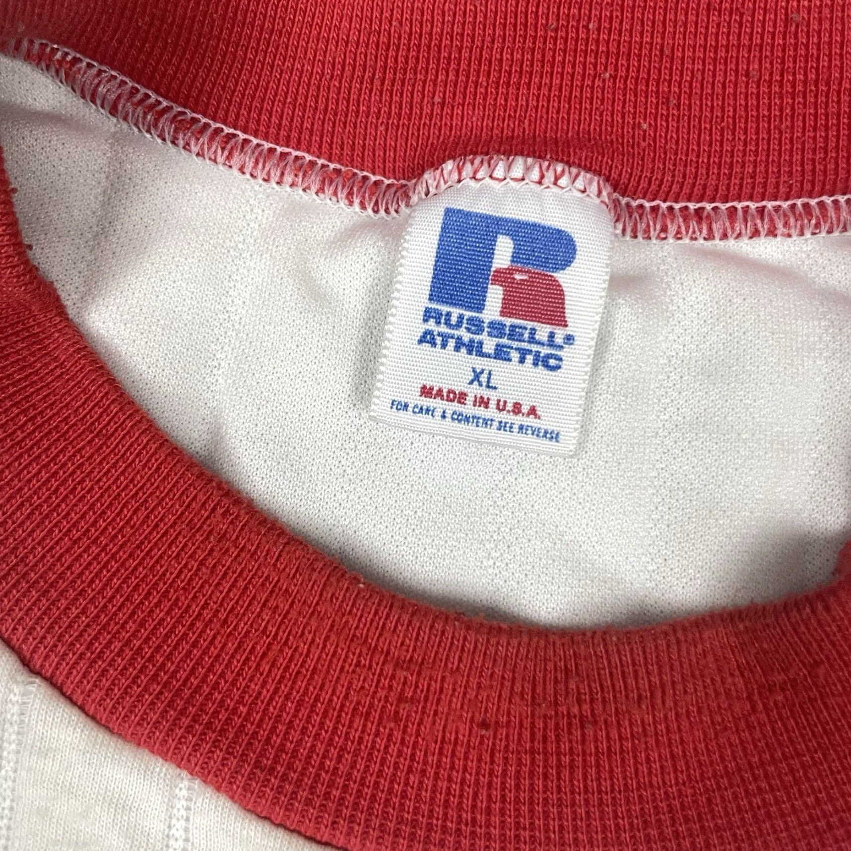 Russell Athletic VINTAGE Russell Athletic Sweatshirt Adult XL Red Classic Crewneck 80s USA Rare Size US XL / EU 56 / 4 - 5 Thumbnail