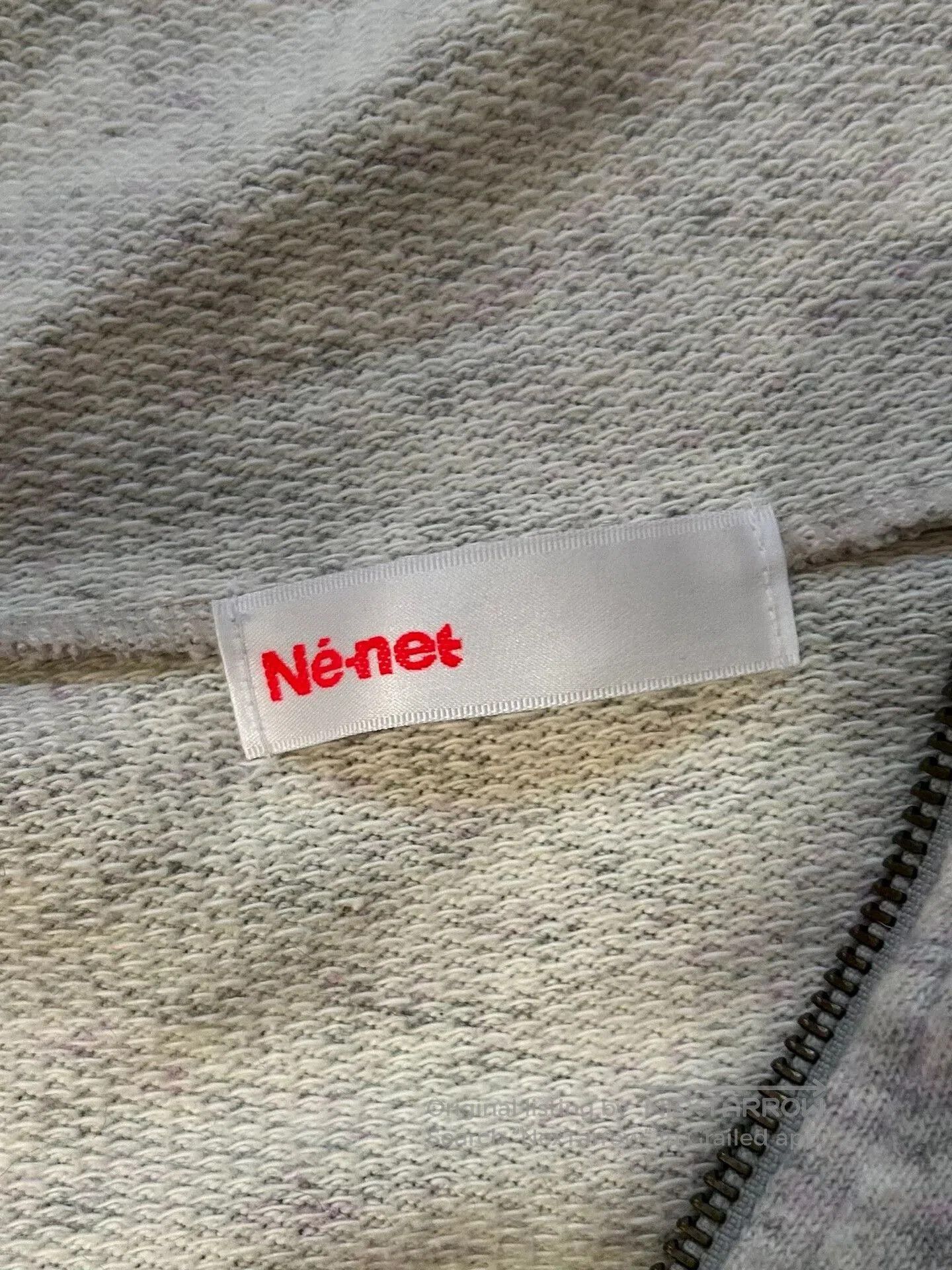 Ne-Net unique gray hooded sweatshirt with hand design. Size M / US 6-8 / IT 42-44 - 6 Thumbnail