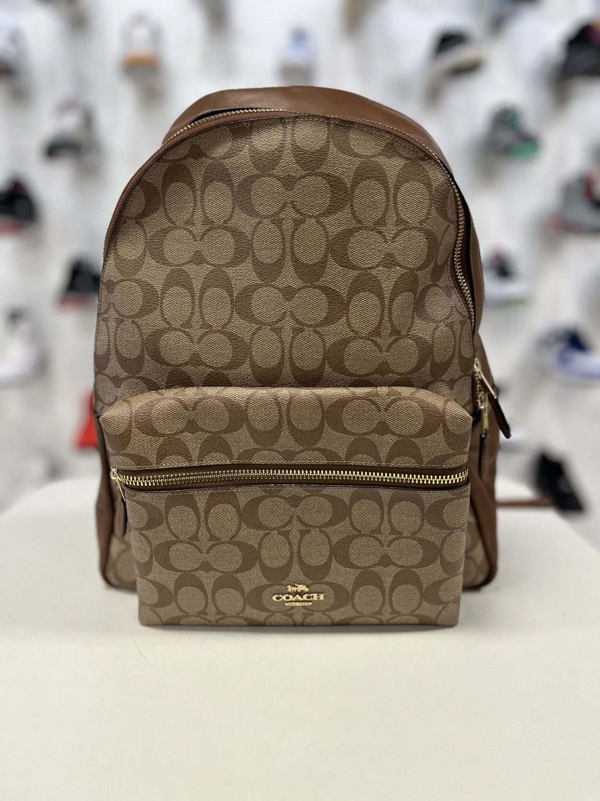 Coach COACH Charlie Medium Leather backpack Size ONE SIZE - 2 Thumbnail