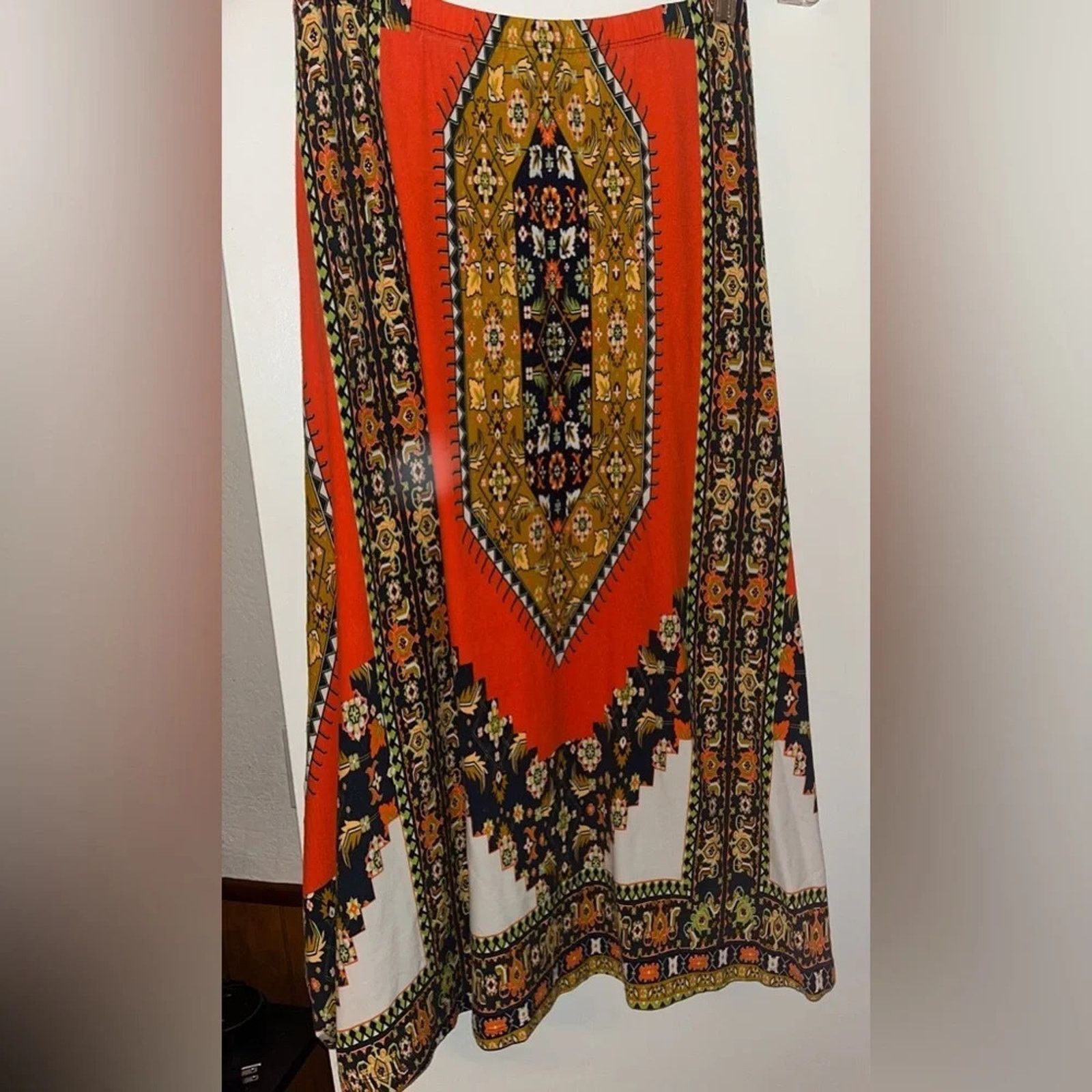 Farm Rio Farm Rio/Anthropologie maxi skirt, size XS. Boho print Size 27" / US 4 / IT 40 - 2 Thumbnail