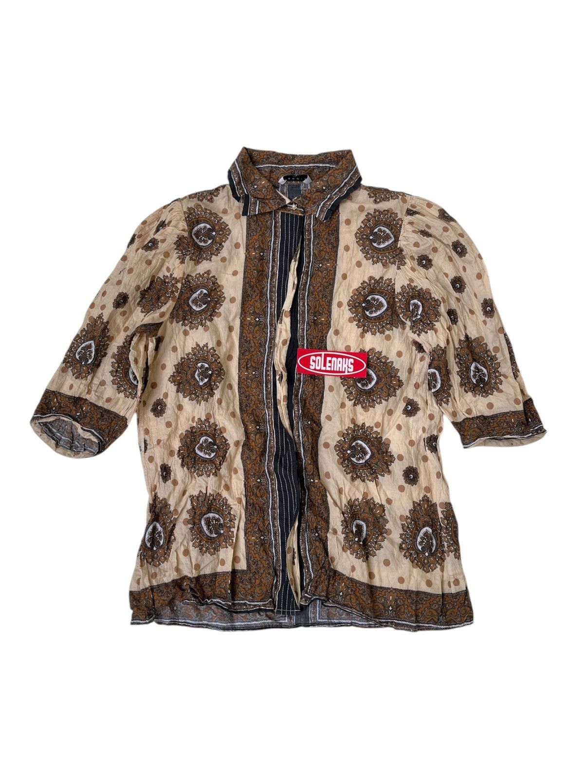Sandro Sandro Paris Paisley Puff Blouse shirt Size S / US 4 / IT 40 - 2 Thumbnail