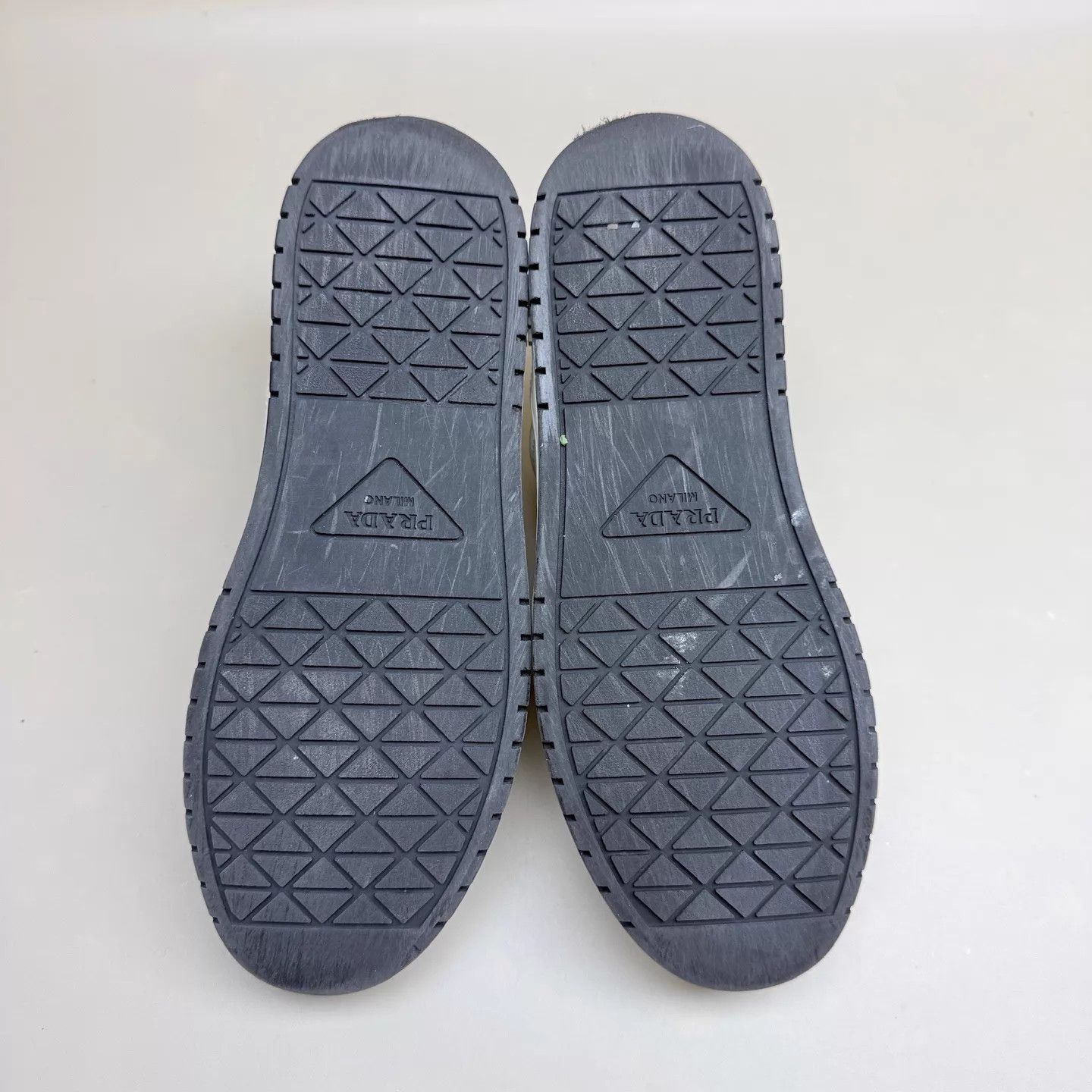 Prada Prada Black White Triangle Logo Sneakers 36 99New Size US 5.5 / IT 35.5 - 6 Thumbnail