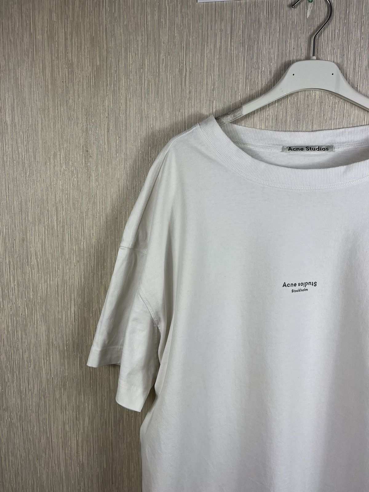 Acne Studios Acne Studios Stockholm oversized basic logo tee t-shirt Size US L / EU 52-54 / 3 - 4 Thumbnail