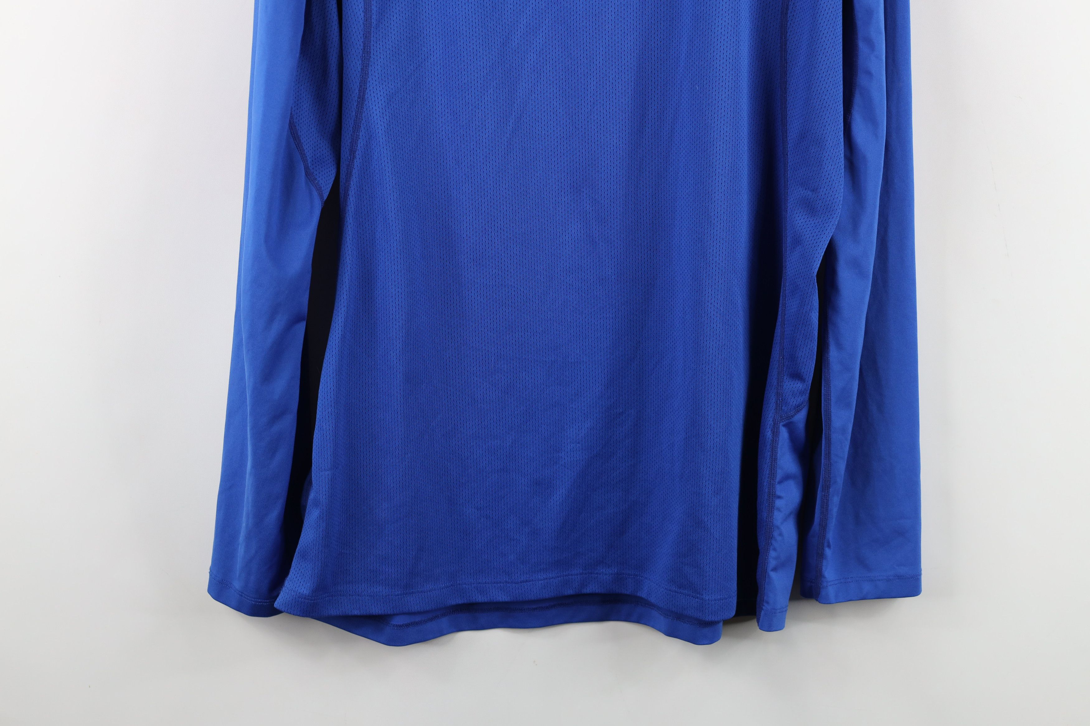Nike Nike Pro Combat Fitted Training Long Sleeve T-Shirt Blue Size US L / EU 52-54 / 3 - 14 Thumbnail