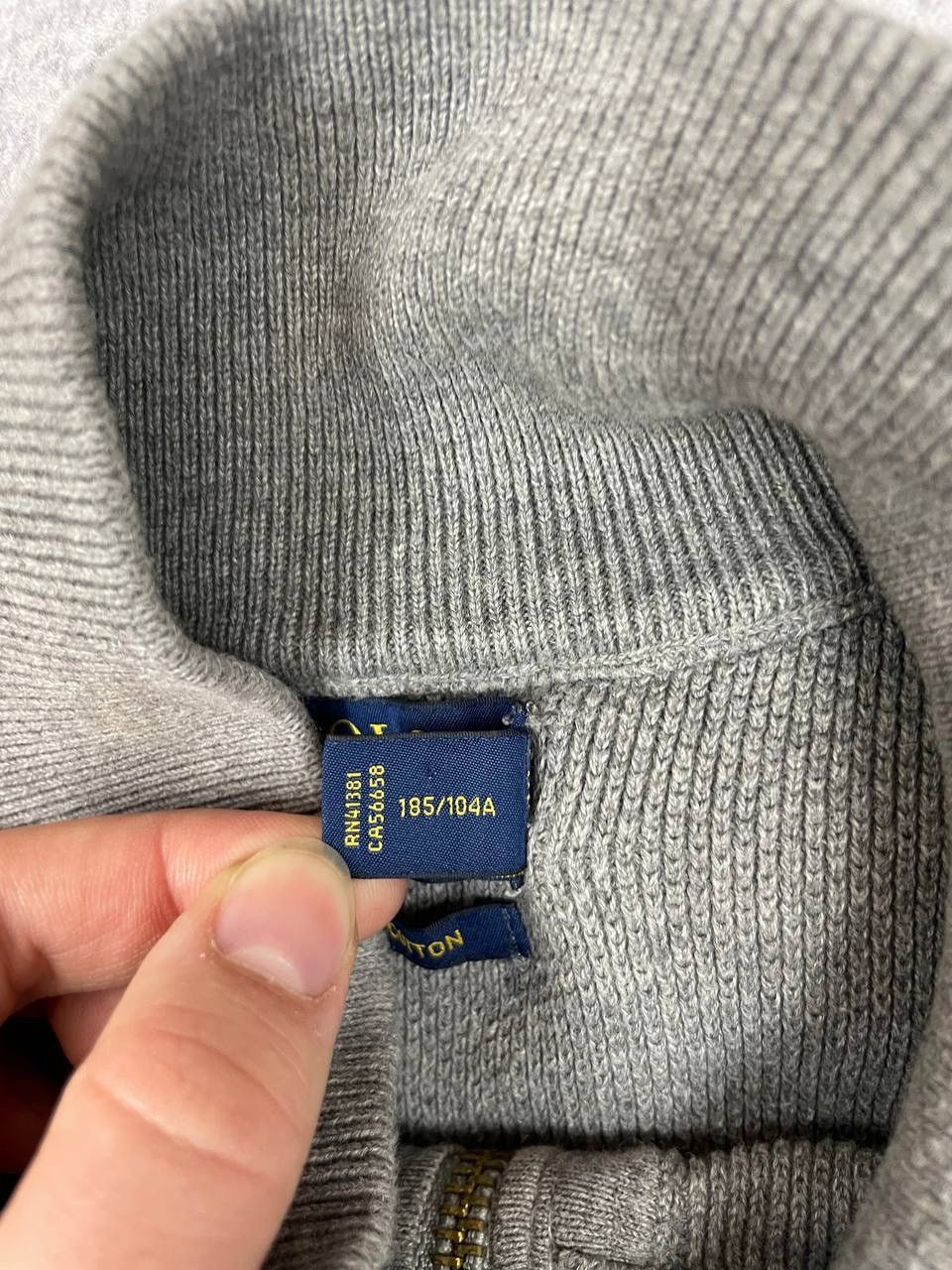 Polo Ralph Lauren Polo Ralph Lauren Men Pima Cotton Half Zip Sweater Grey Size US XL / EU 56 / 4 - 3 Thumbnail