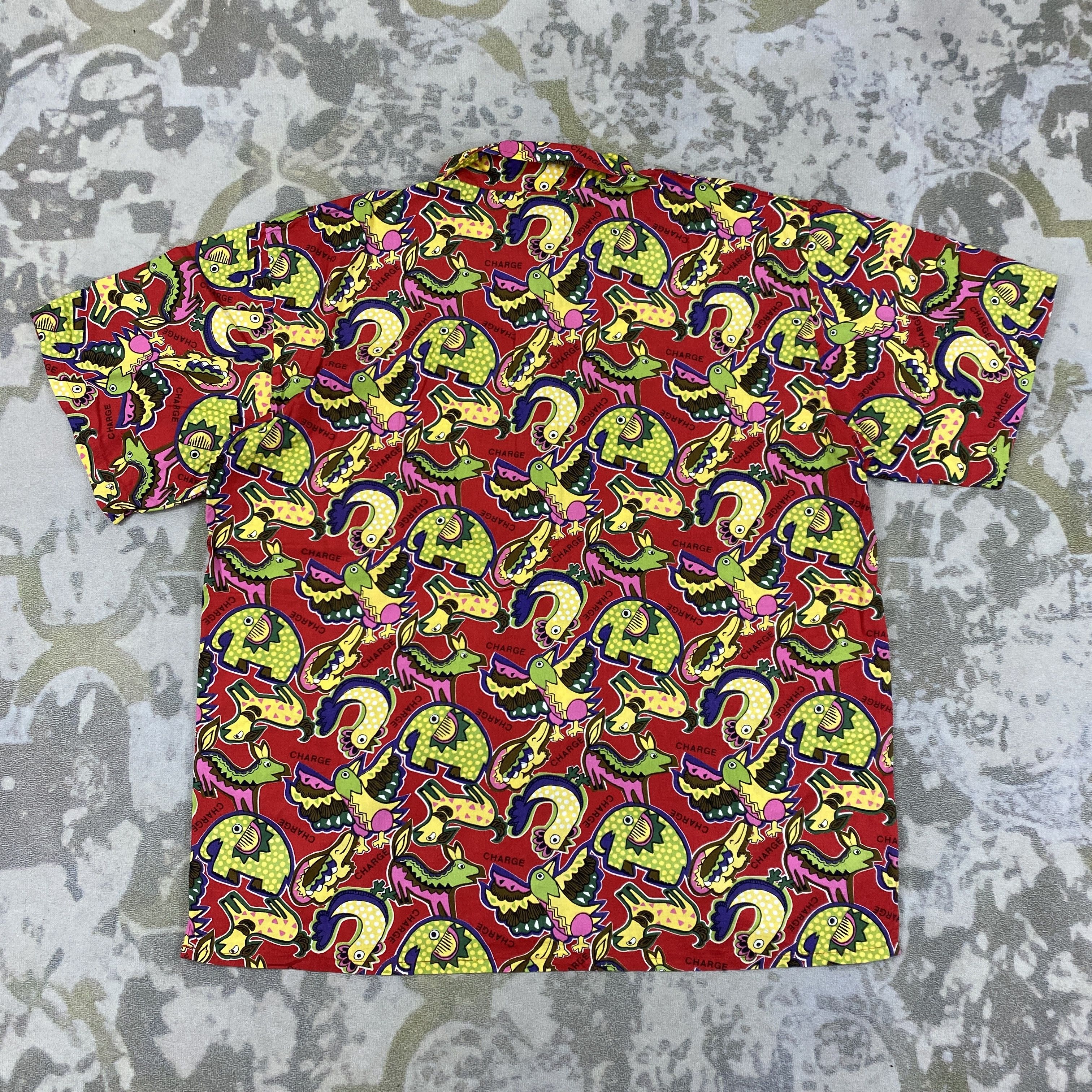 Japanese Brand Vintage Full Print Animal Pattern Button Up Shirt- J521 Size US L / EU 52-54 / 3 - 2 Thumbnail