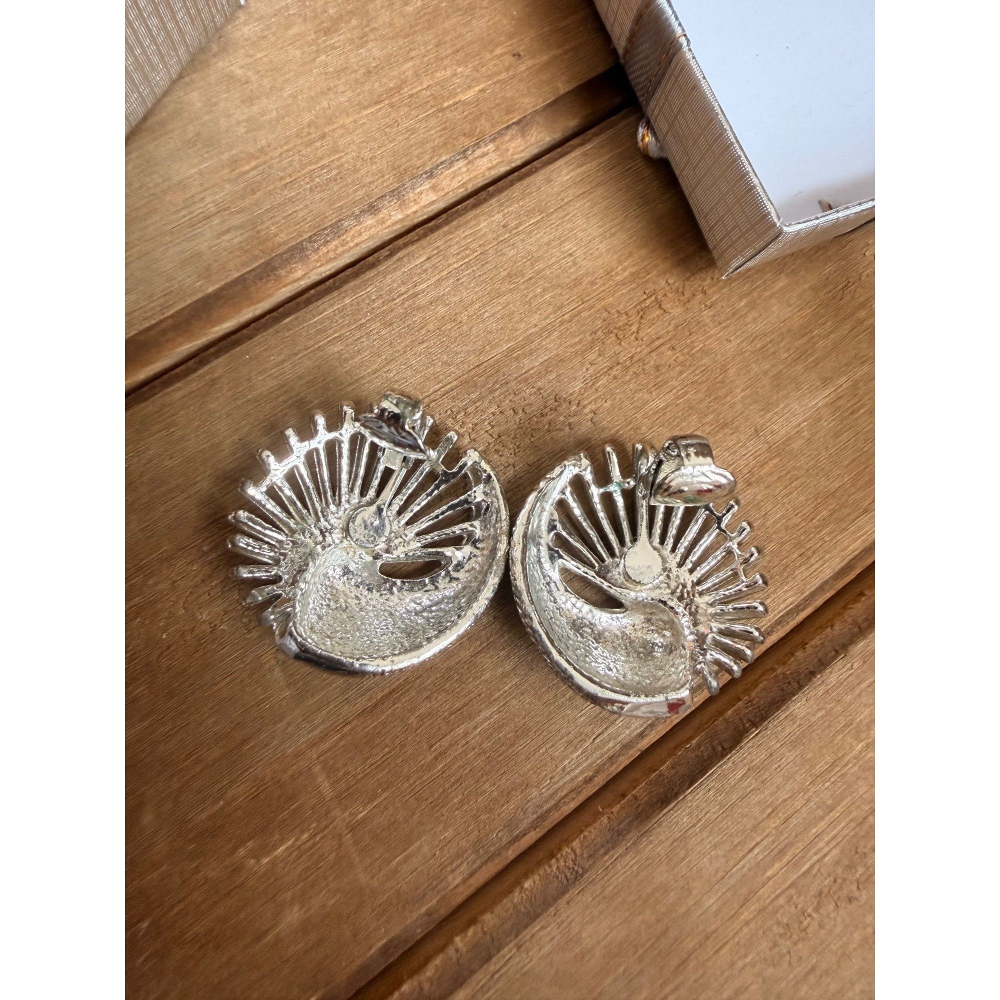 Other Silver Spiral Clip-On Earrings With Gift Box Size ONE SIZE - 5 Thumbnail