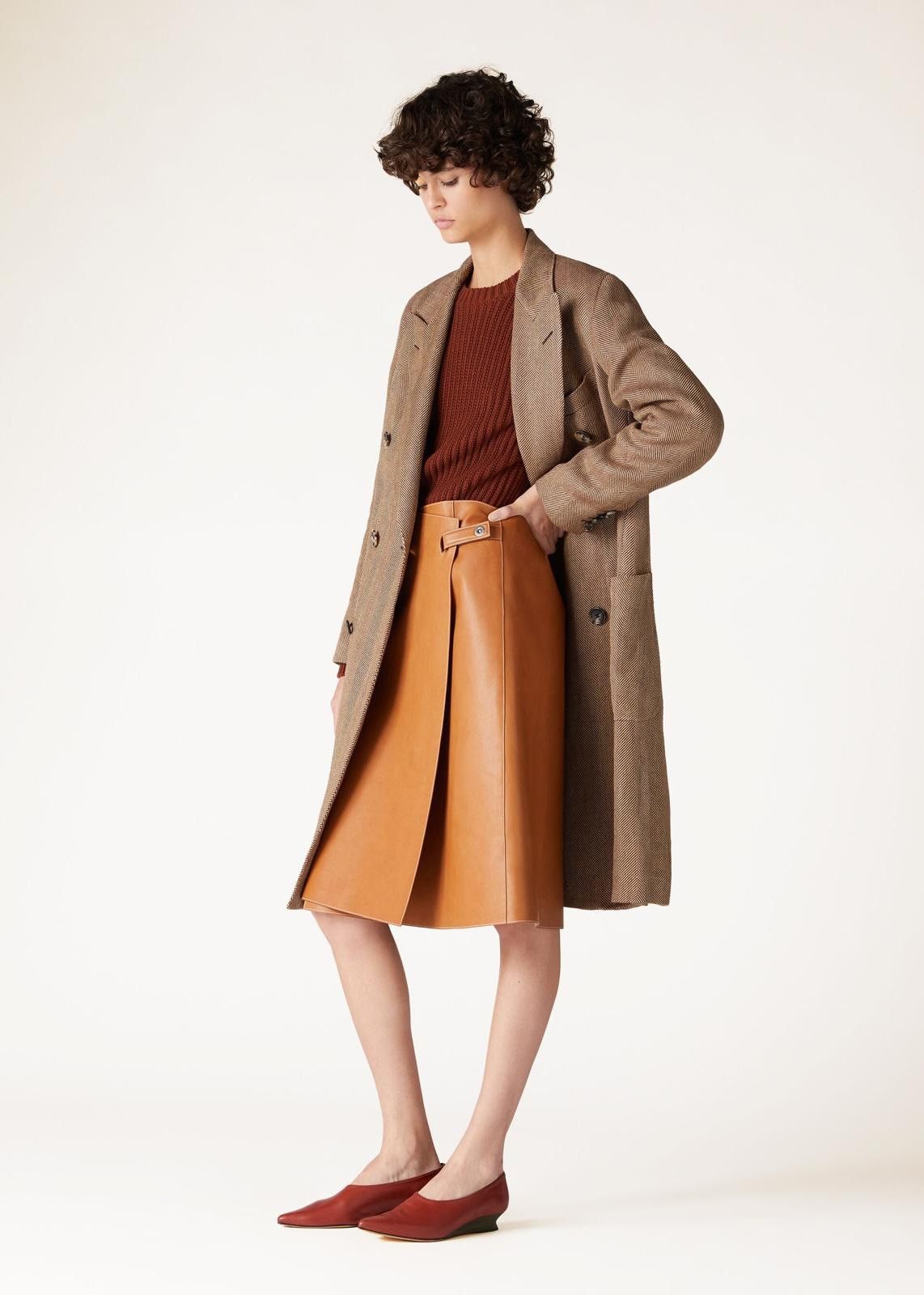 Loro Piana o1srvl11e0425 FAO0327 Double-Breasted Herwin Coat in Brown Size XS / US 0-2 / IT 36-38 - 6 Thumbnail