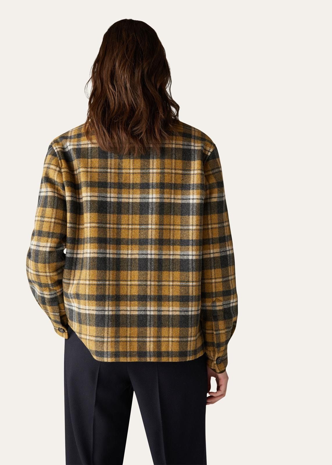 Loro Piana o1srvl11e0924 Alagna Cashmere Shirt Jacket in Multicolor Size XXL / US 16-18 / IT 52-54 - 4 Thumbnail