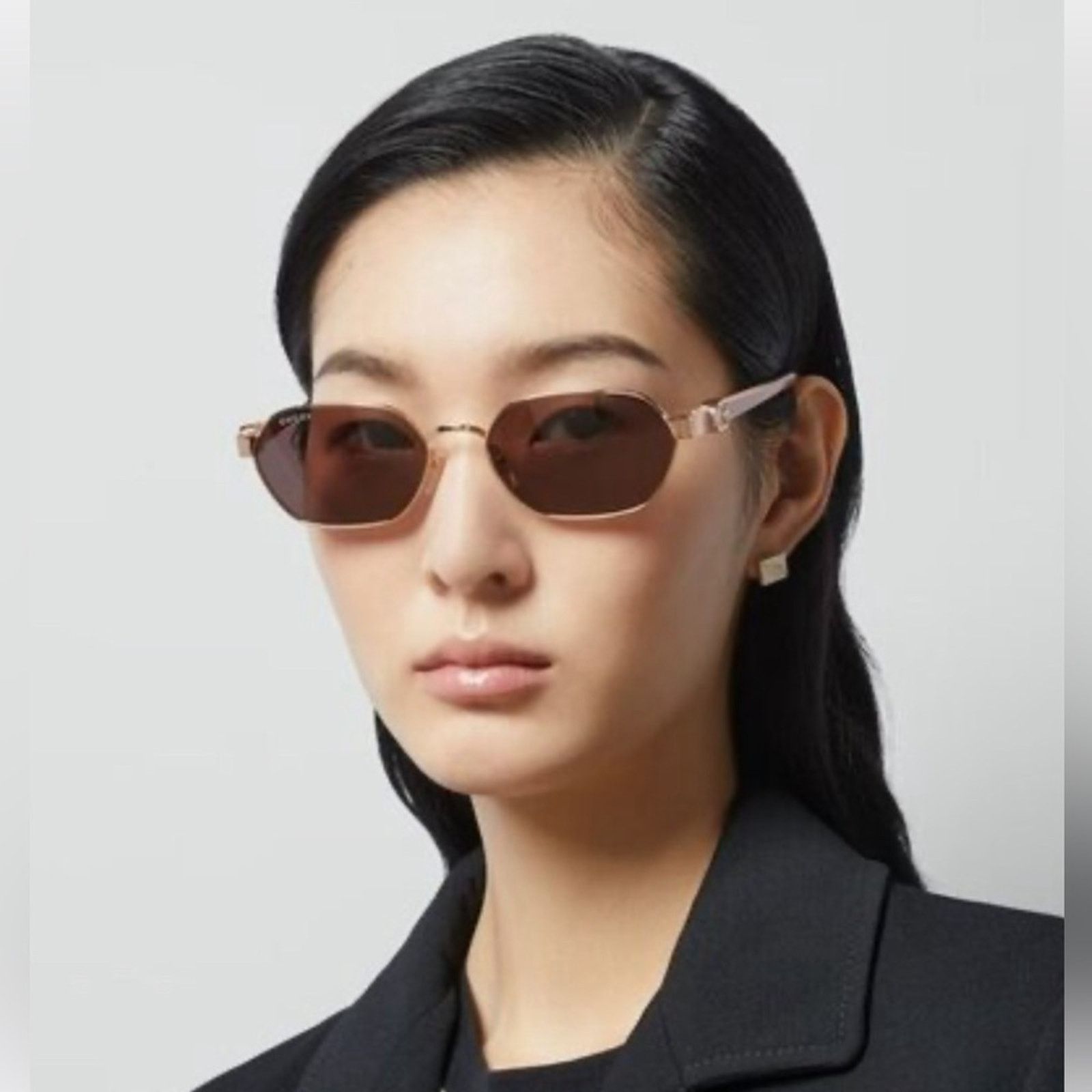 New Authentic Elegant Pink Sunglasses GG0793SK 003 Gucci GG 0793SK 003 Pink Brown Round Women main image 2