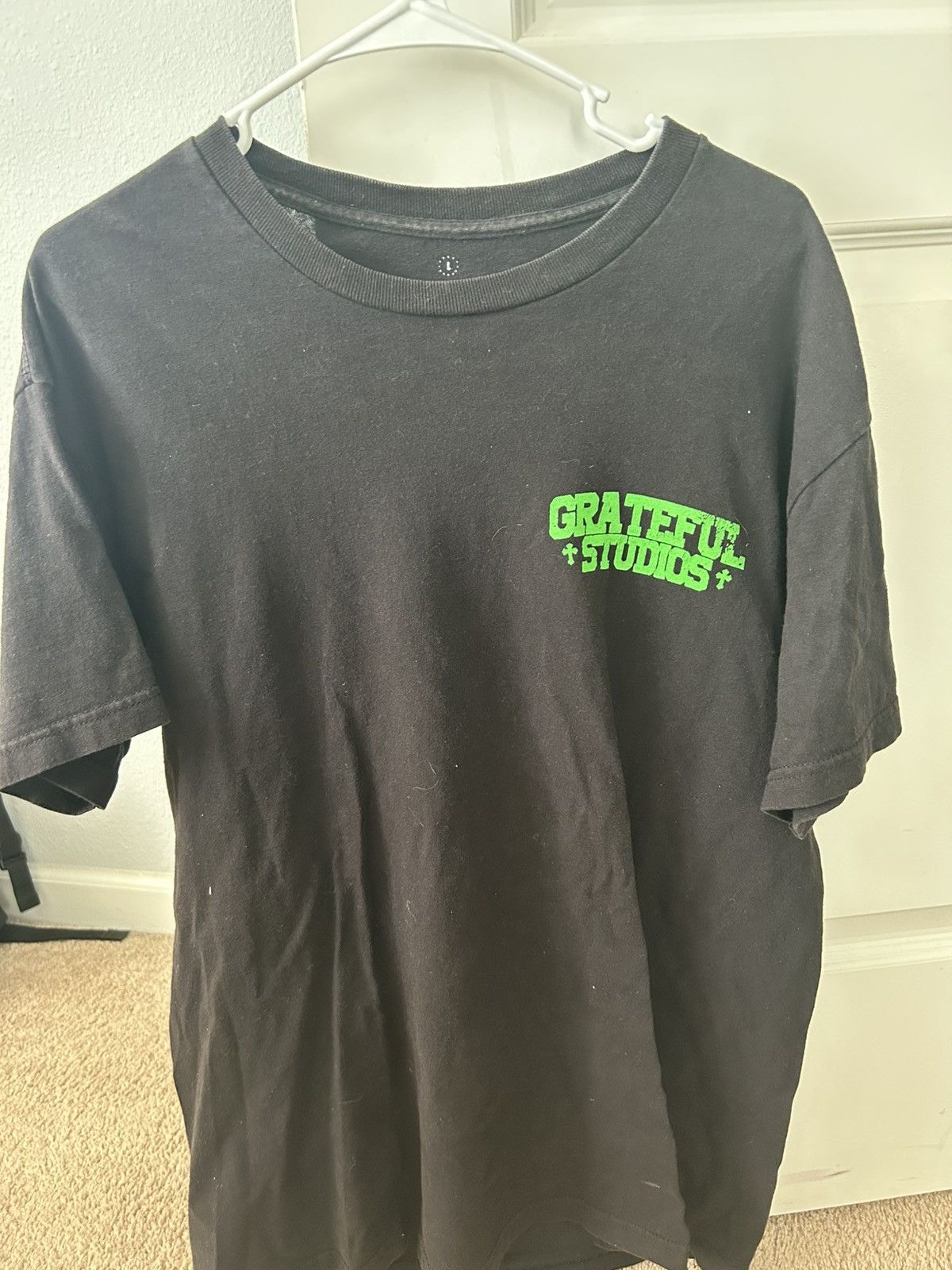 Other Grateful Studios Black Graphic Tee Neon Green Large Size US L / EU 52-54 / 3 - 1 Thumbnail