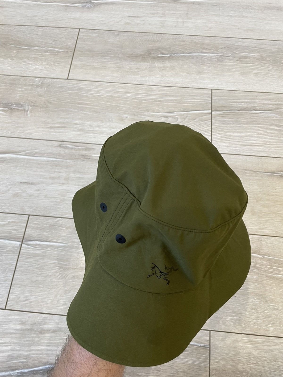 Arc'teryx Arc’teryx Sinsola Bucket Hat Sz S-M Khaki Nylon Size ONE SIZE - 4 Thumbnail