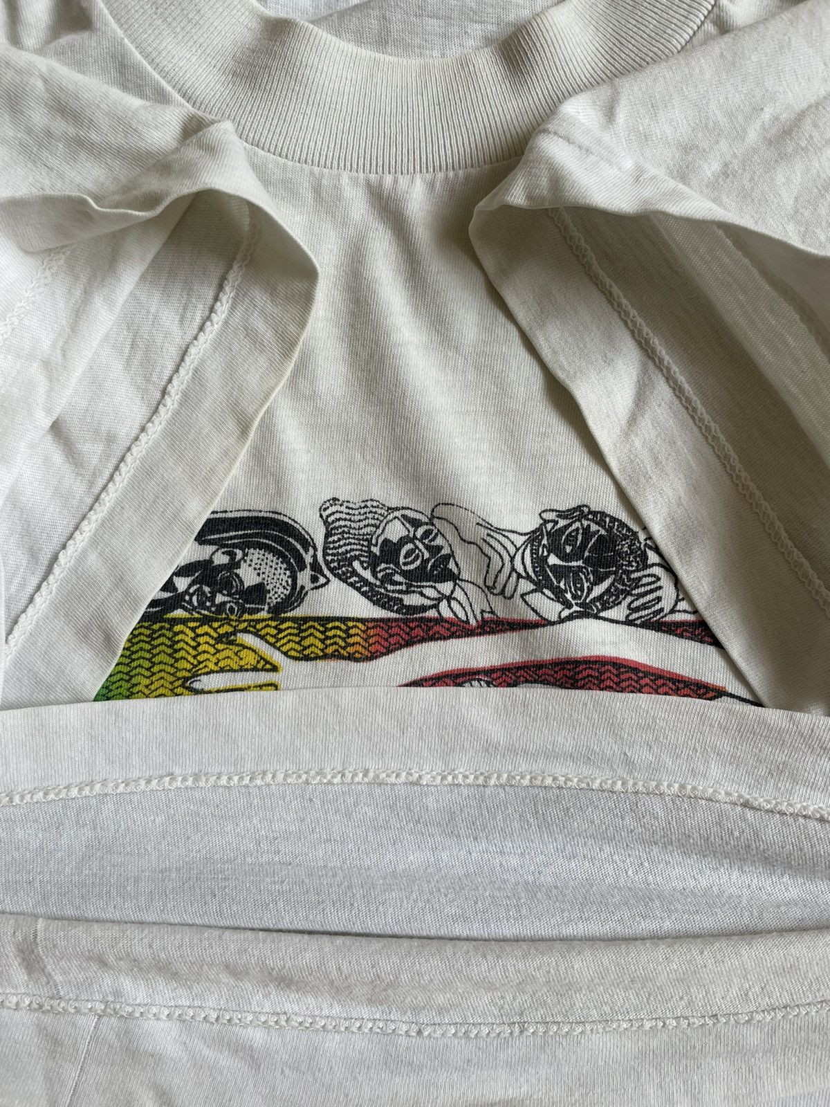 Vintage Crazy 90’s The Wonders Of Africa T-Shirt Faces Cult Vintage Size US XL / EU 56 / 4 - 9 Thumbnail