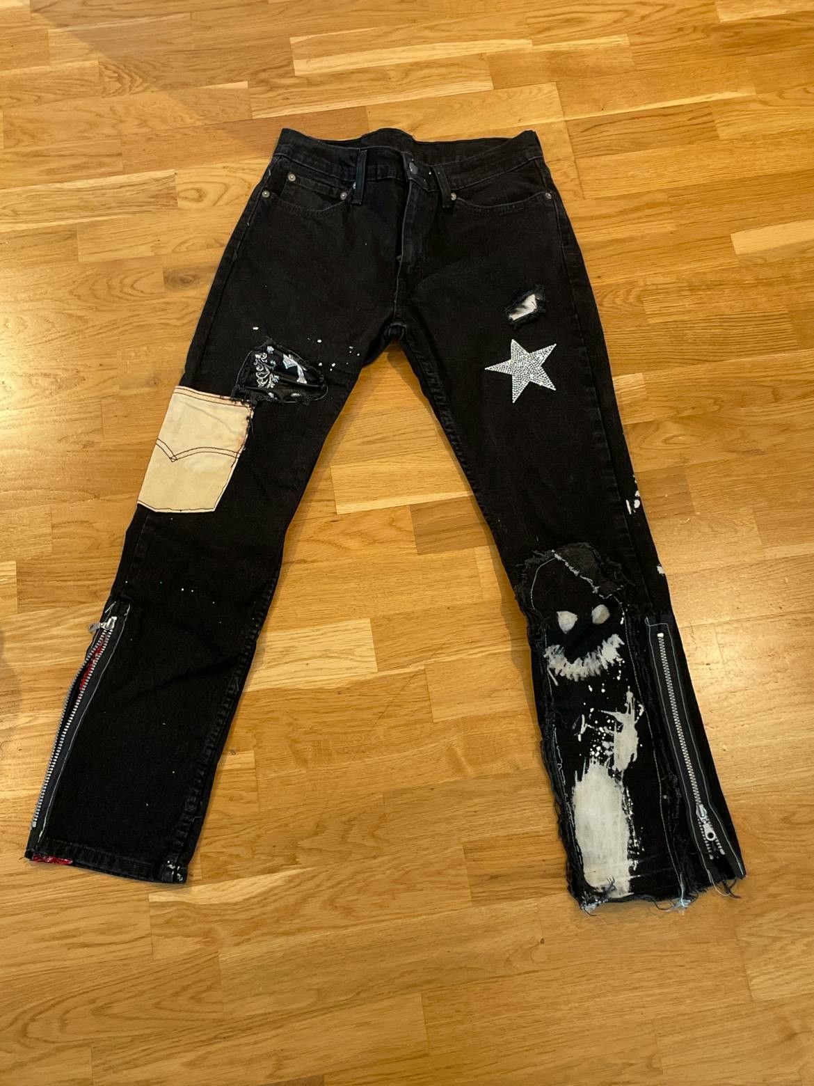Other Punk Denim Pants Size US 31 - 1 Thumbnail