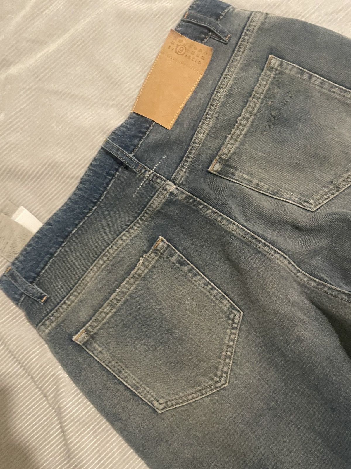 Maison Margiela Mm6 Two tone denim Size US 31 - 7 Thumbnail