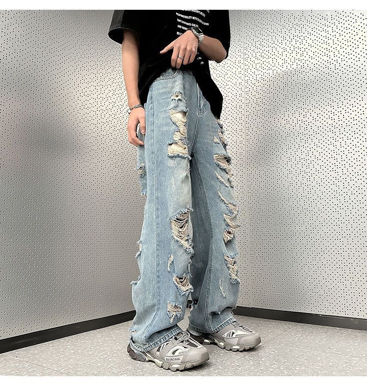 Vintage High Street Ripped Jeans Size US 32 / EU 48 - 6 Thumbnail