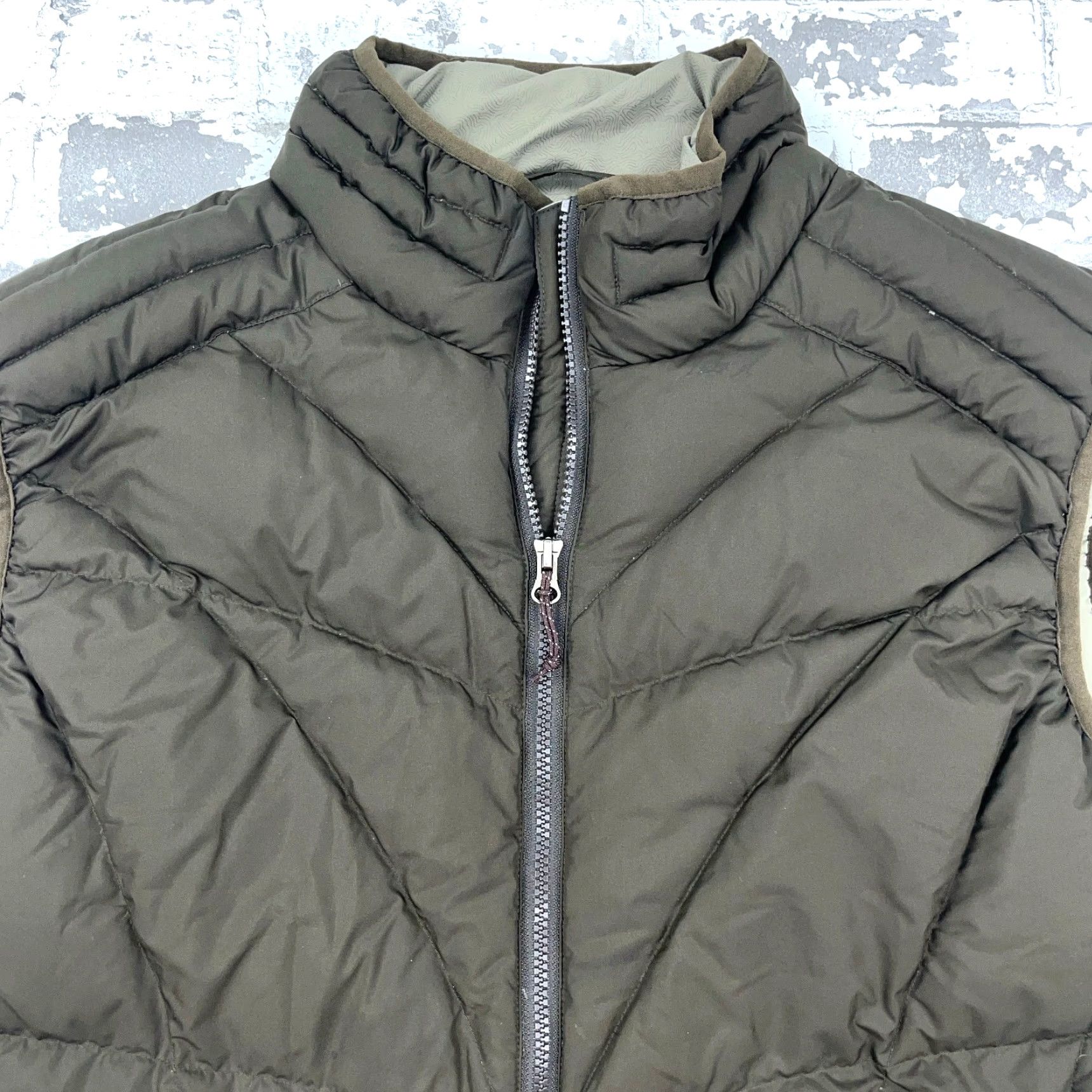 Vintage REI Vest Women XL Brown Puffer Jacket Goose Down Fill Hiking Outdoor Ladies Size XL / US 12-14 / IT 48-50 - 4 Thumbnail