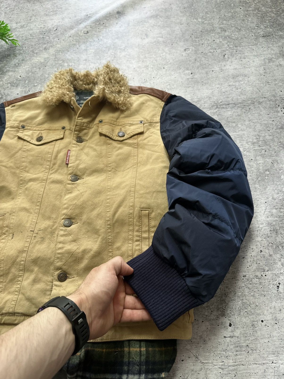 Dsquared2 Dsquared 2 Main Archive Check Colore Wool Down Puffer Jacket Size US M / EU 48-50 / 2 - 8 Thumbnail