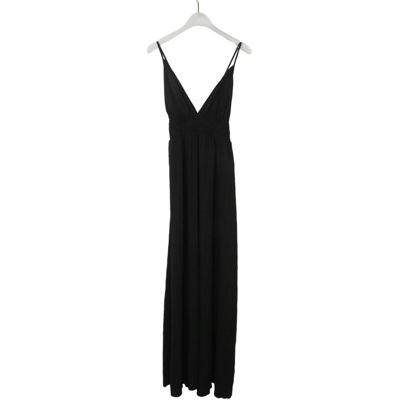 Shein Shein Black Long Dress V Neck Cross Back Adjustable Straps M Size M / US 6-8 / IT 42-44 - 2 Thumbnail
