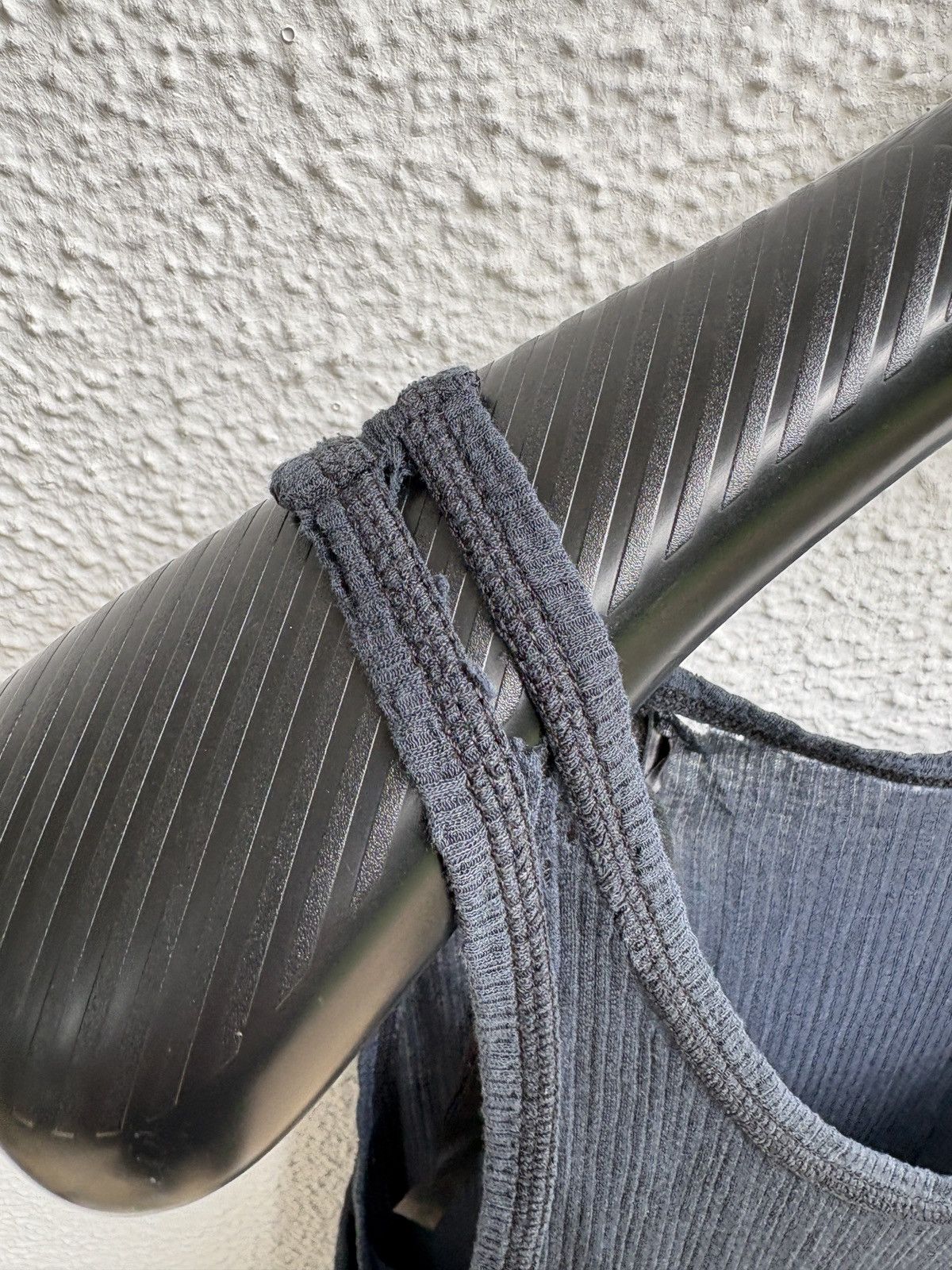 11 By Boris Bidjan Saberi Boris Bidjan Saberi Blue Destroyed Ribbed Tank Top Size US M / EU 48-50 / 2 - 4 Thumbnail