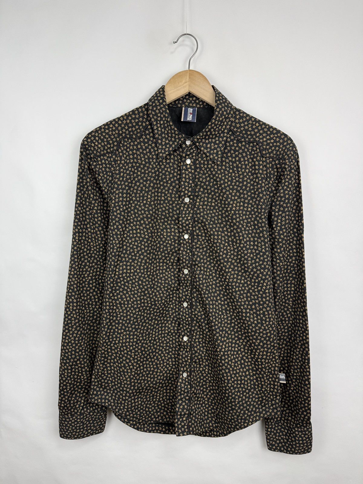 Jean Paul Gaultier 🇫🇷 Vintage 90s Jean Paul Gaultier Star Print Archive Shirt Size US M / EU 48-50 / 2 - 2 Thumbnail