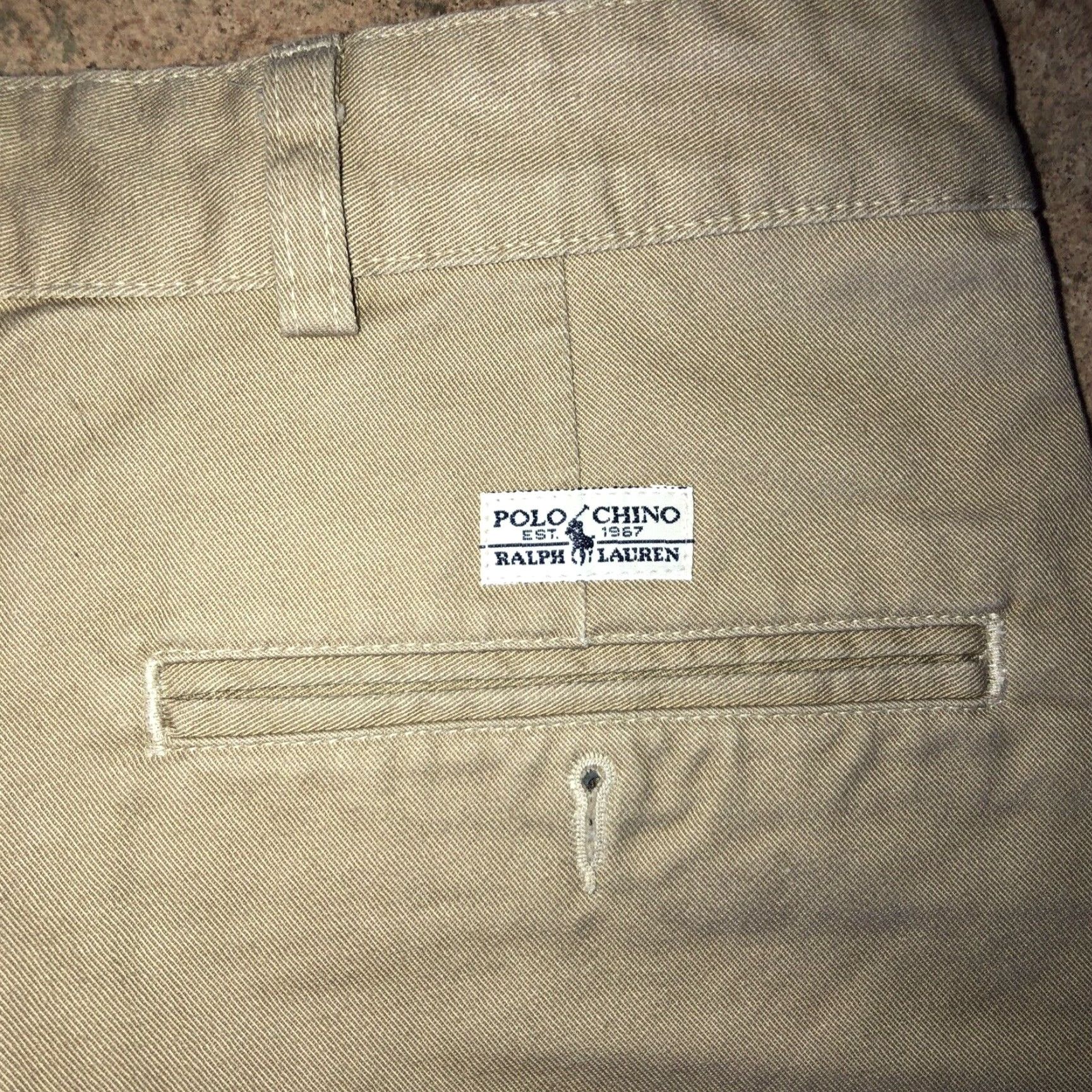 Polo Ralph Lauren Polo Ralph Lauren Dress Pants Mens 36 x 32 Beige Regular Inseam 32 Mens Size US M / EU 48-50 / 2 - 5 Thumbnail
