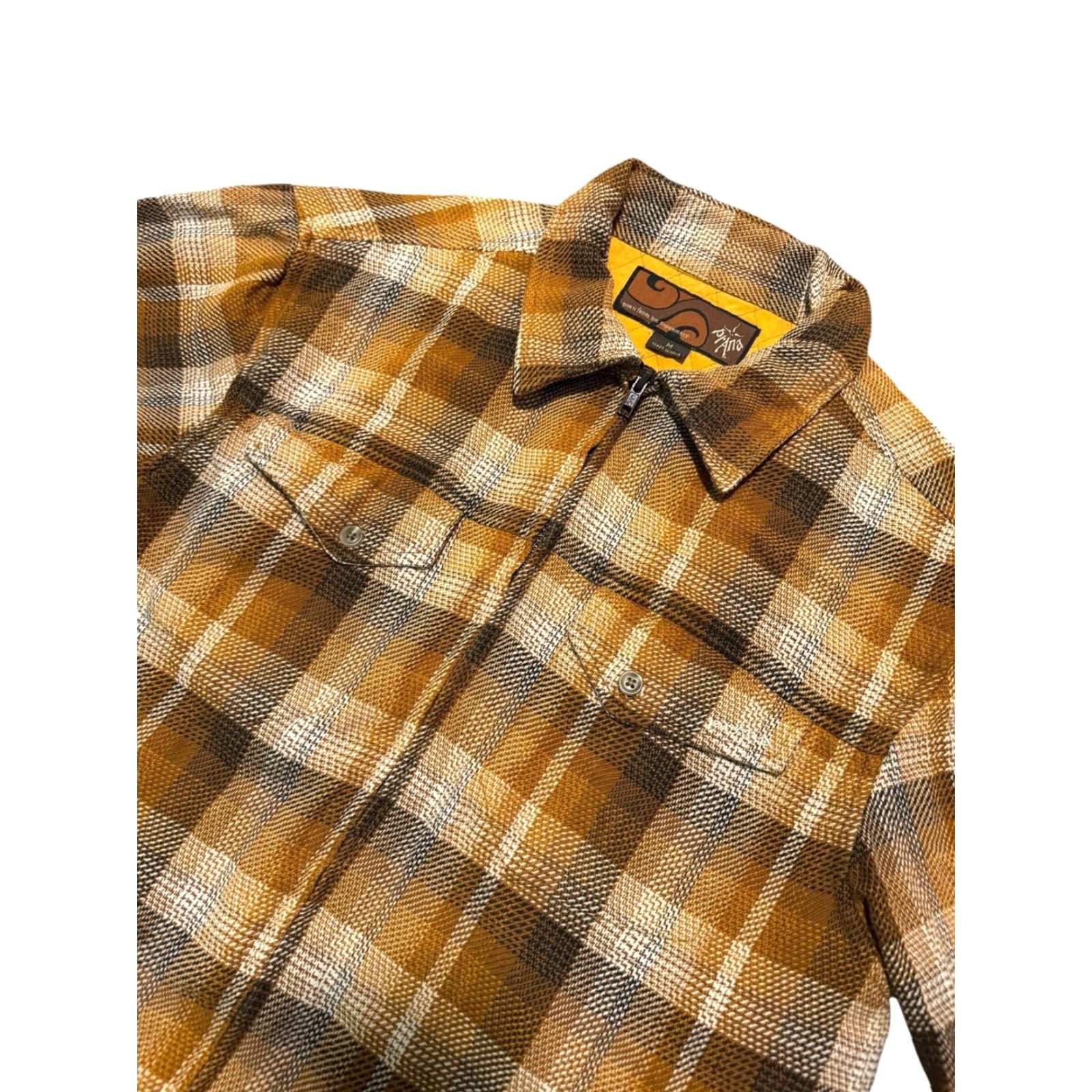 Prana VINTAGE Prana Heritage Zip Flannel Shirt Jacket Prana Heritage Zip Flannel Shirt Jacket Men L Gold Plaid Shacket Workwear Size US M / EU 48-50 / 2 - 5 Thumbnail