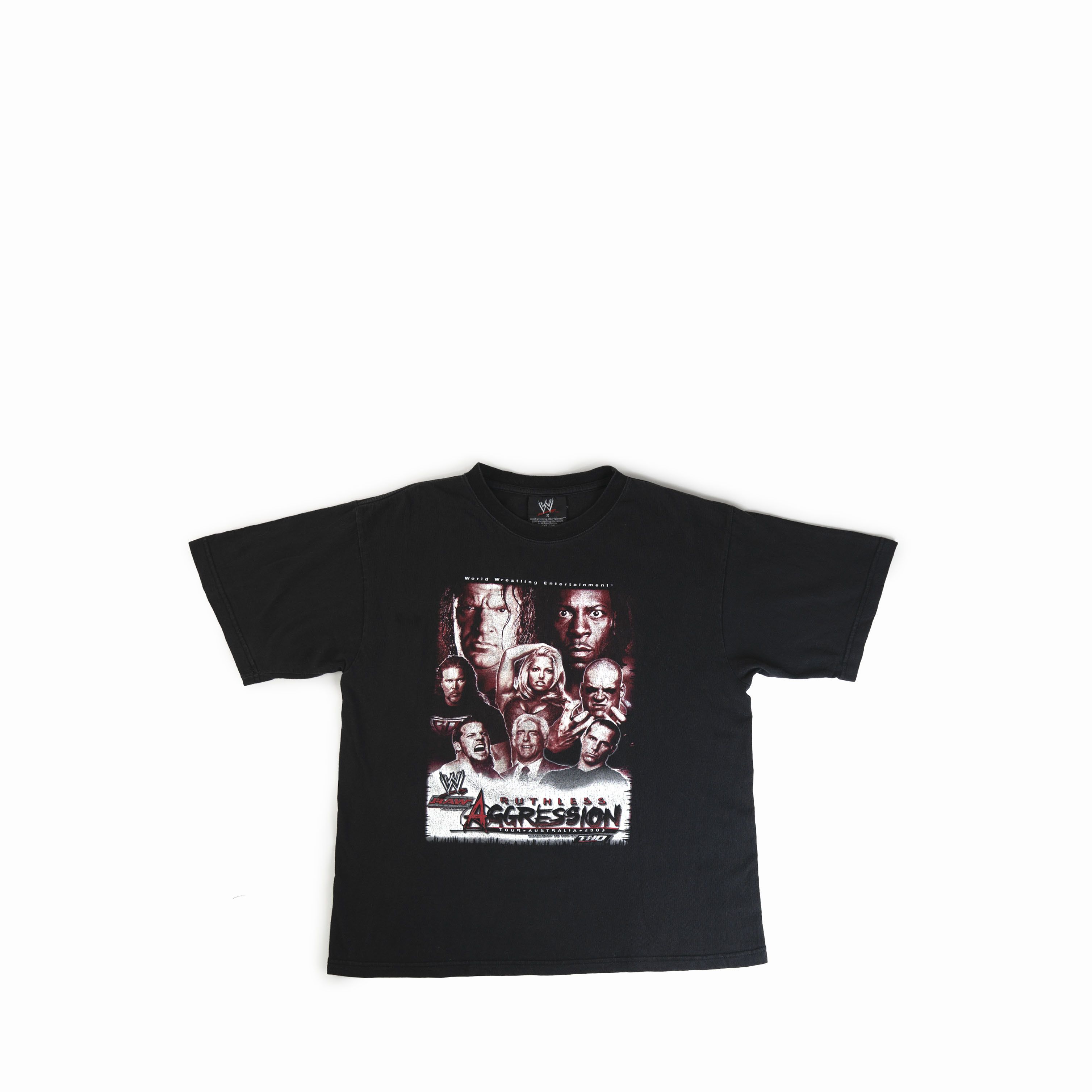 WCW/nWo × WWE × WWF Vintage 2003 WWE Ruthless Agression Wrestlemania Tee Shirt Size US S / EU 44-46 / 1 - 1 Thumbnail