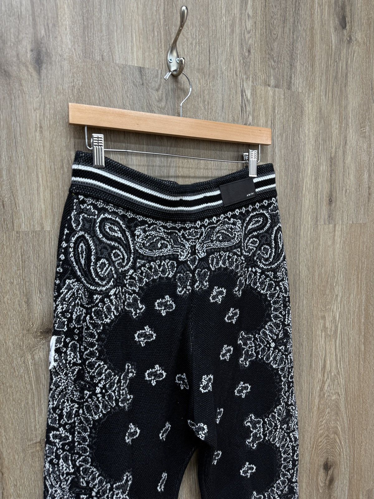 Amiri Amiri Black Bandana Sweatpants Size US 32 / EU 48 - 9 Thumbnail