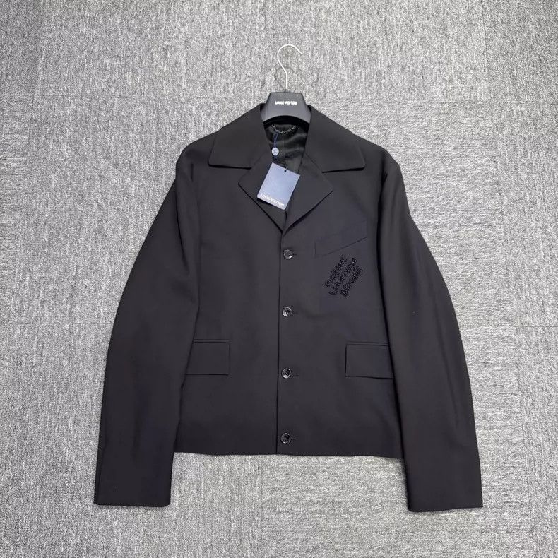 Louis Vuitton Louis Vuitton Rhinestone logo embroidered blazer jacket Nex Size US L / EU 52-54 / 3 - 1 Thumbnail