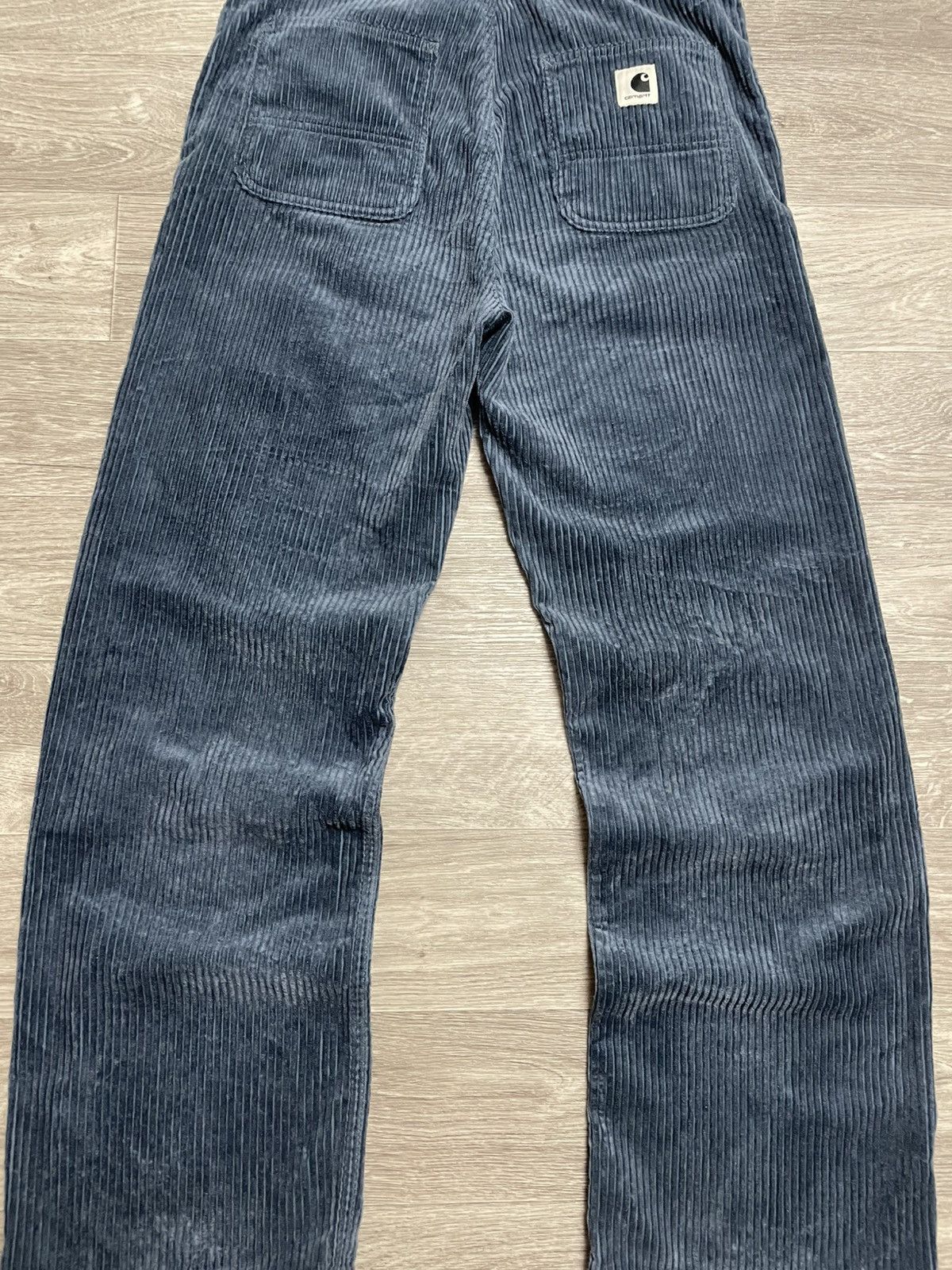 Carhartt Wip Carhartt WIP Blue Velvet Corduroy Loose Fit Pants Y2K Size US 30 / EU 46 - 13 Thumbnail