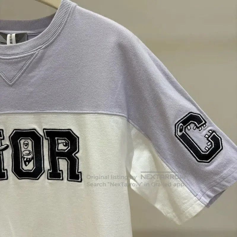 Dior Dior Men's Short Sleeve Colorblock T-Shirt . Size US XS / EU 42 / 0 - 4 Thumbnail