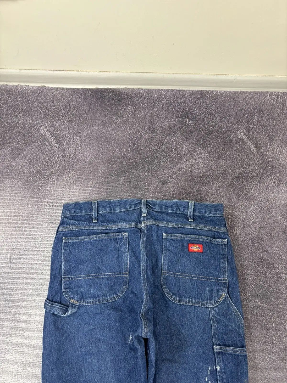 Dickies × Vintage Vintage Dickies American Blue Denim Work Hype Baggy Jeans Size US 36 / EU 52 - 7 Thumbnail