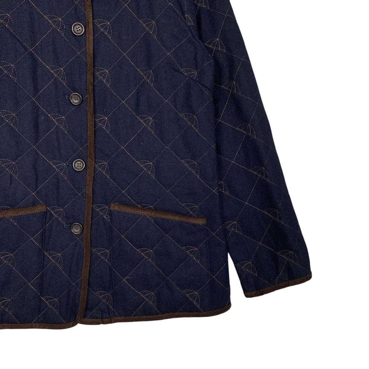 Japanese Brand Vintage ARNOLD PALMER TIMELESS Quilted Jacket #2731-C123 Size S / US 4 / IT 40 - 4 Thumbnail