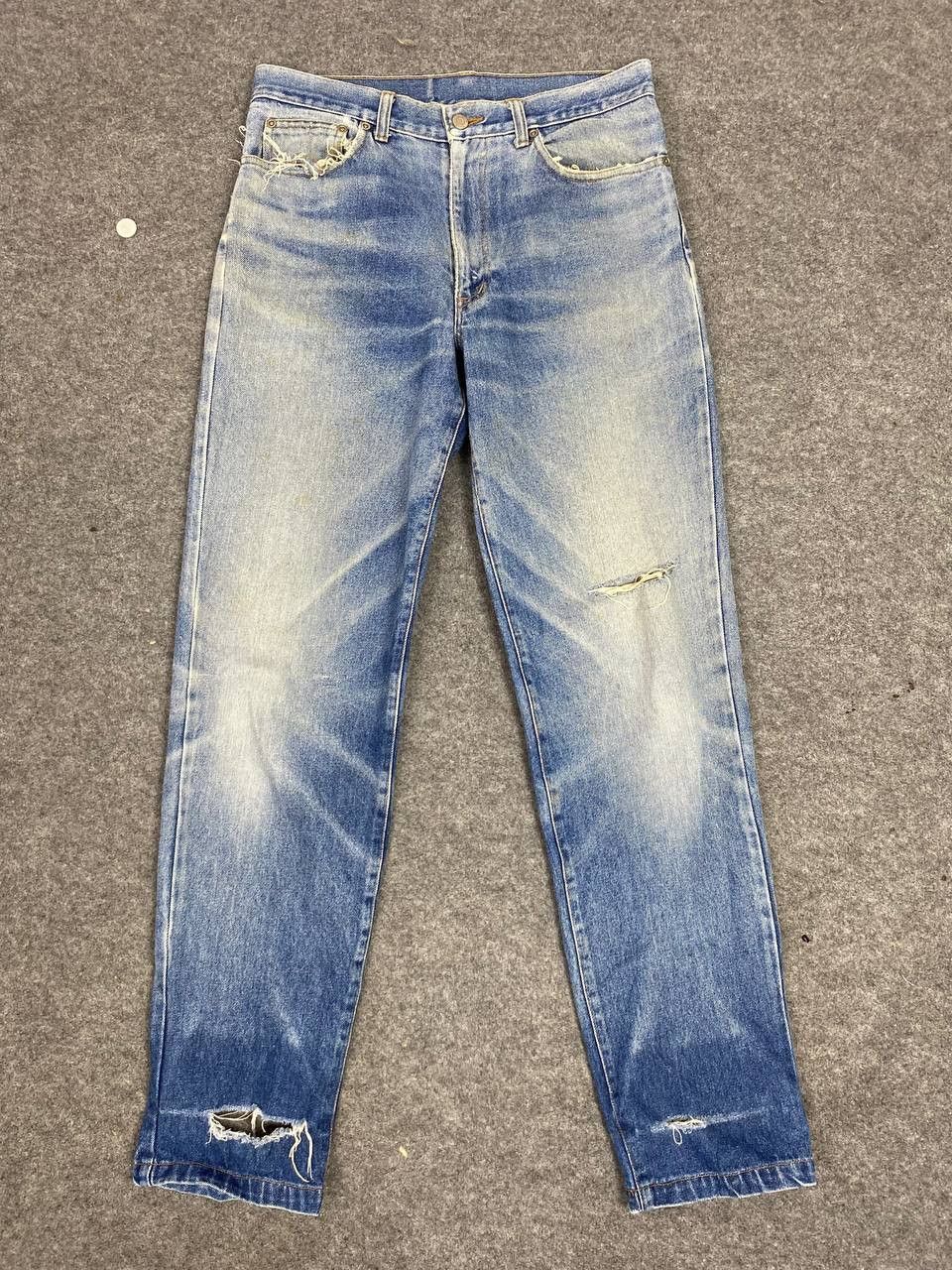Japanese Brand japanese brand distressed denim nice design Size US 33 - 7 Thumbnail