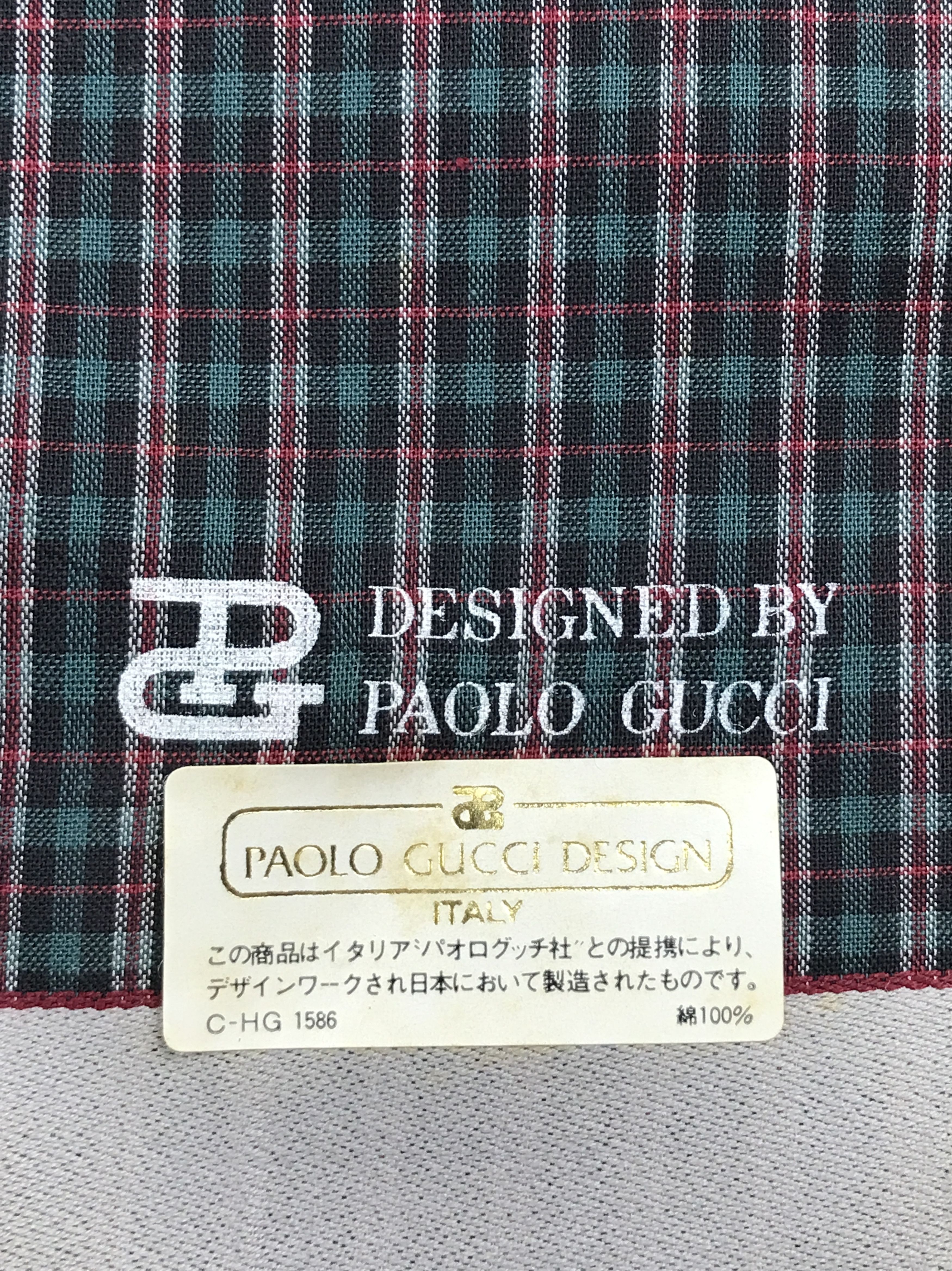 Paolo Gucci × Vintage Vintage Paolo Gucci Bandana Neckerchief Handkerchief Size ONE SIZE - 6 Thumbnail