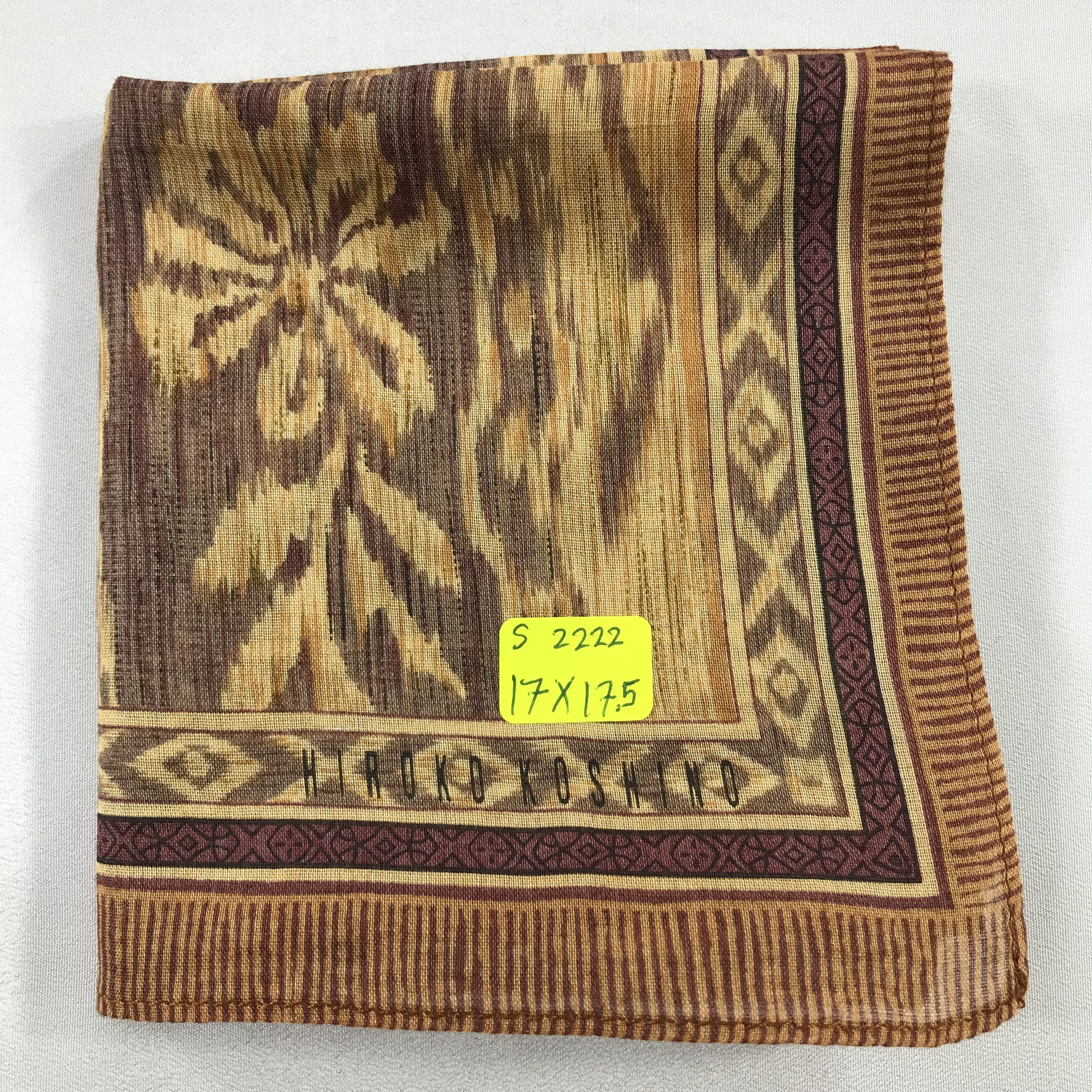 Hiroko Koshino Homme Hiroko Koshino Bandana / Handkerchief / Neckerchief -S2222 Size ONE SIZE - 5 Thumbnail