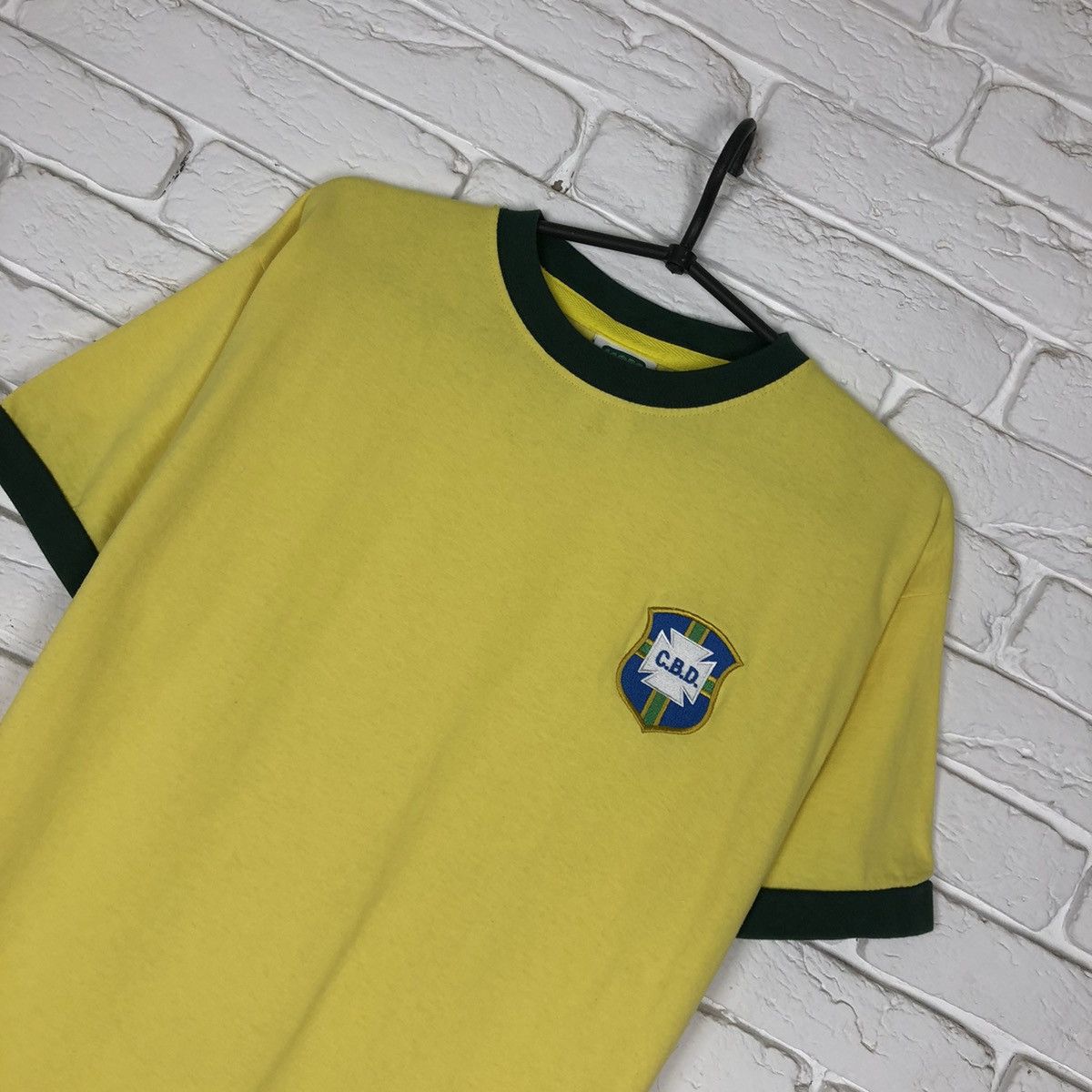 Other Brazil National Team retro copy jersey draw score Size US M / EU 48-50 / 2 - 2 Thumbnail