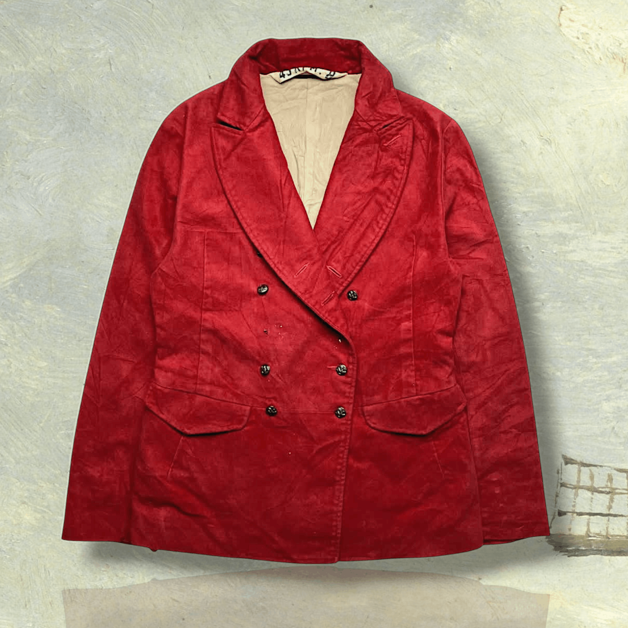 45rpm × Japanese Brand 45Rpm Blazer Coat red elegant colour Size US M / EU 48-50 / 2 - 1 Thumbnail
