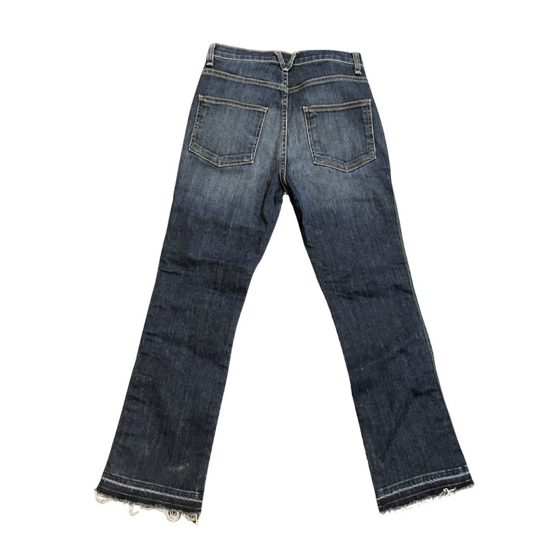 Veronica Beard Denim Jeans Carly Kick Flare High Rise SZ 26 (2) Retro Chic Size 26" / US 2 / IT 38 - 2 Thumbnail