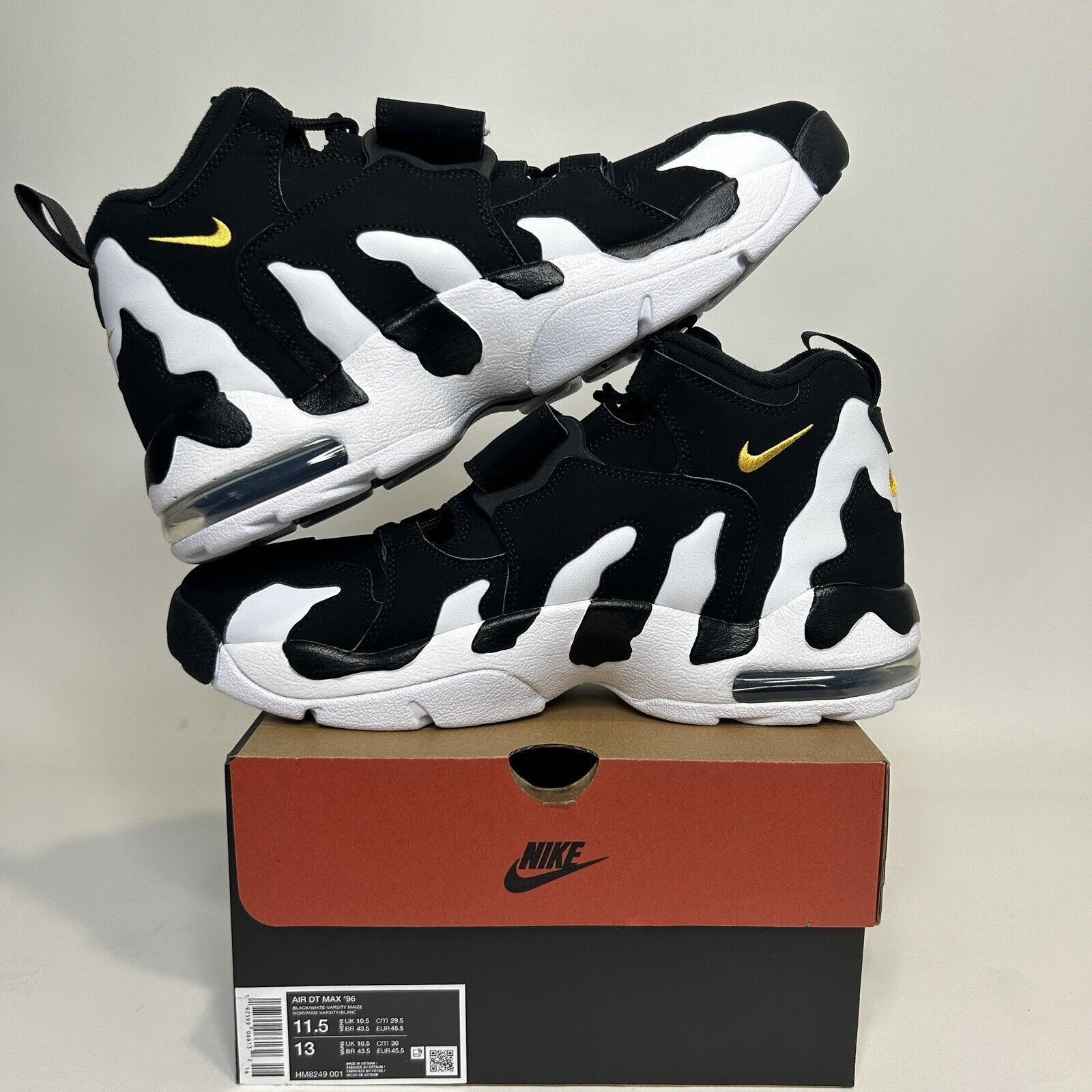 Nike Nike Air DT Max '96 “Black Varsity Maize/Deion Sanders” 2024 Size US 11.5 / EU 44-45 - 3 Thumbnail