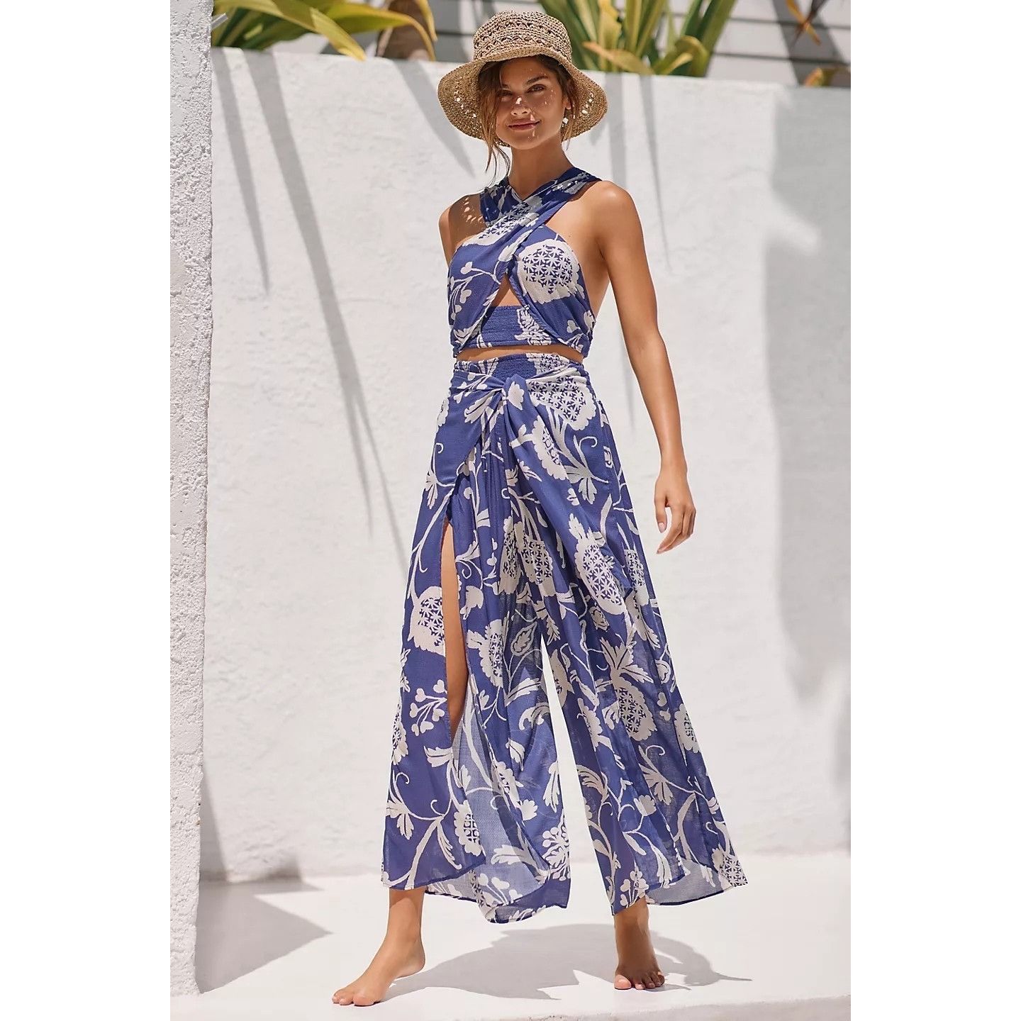 Anthropologie Anthropologie Blue Breezy Set Size 26" / US 2 / IT 38 - 4 Thumbnail