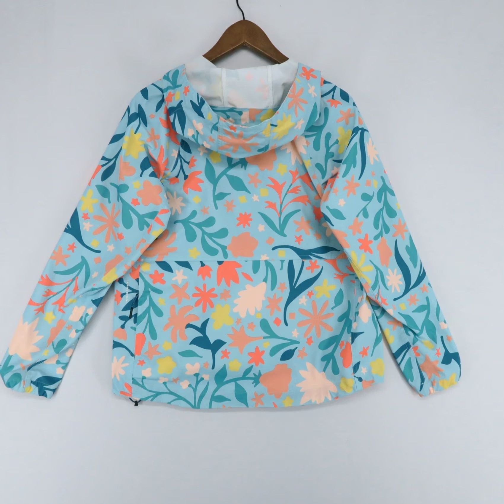 Nike Nike Repel Anorak Jacket Womens M Blue Floral Half Zip Hooded Bully Pulpit Golf Size M / US 6-8 / IT 42-44 - 2 Thumbnail